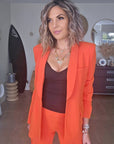 Veste chic orange - 𝐌𝐚𝐫𝐢𝐧𝐚𝟒𝟒𝐟𝐚𝐦𝐢𝐥𝐲