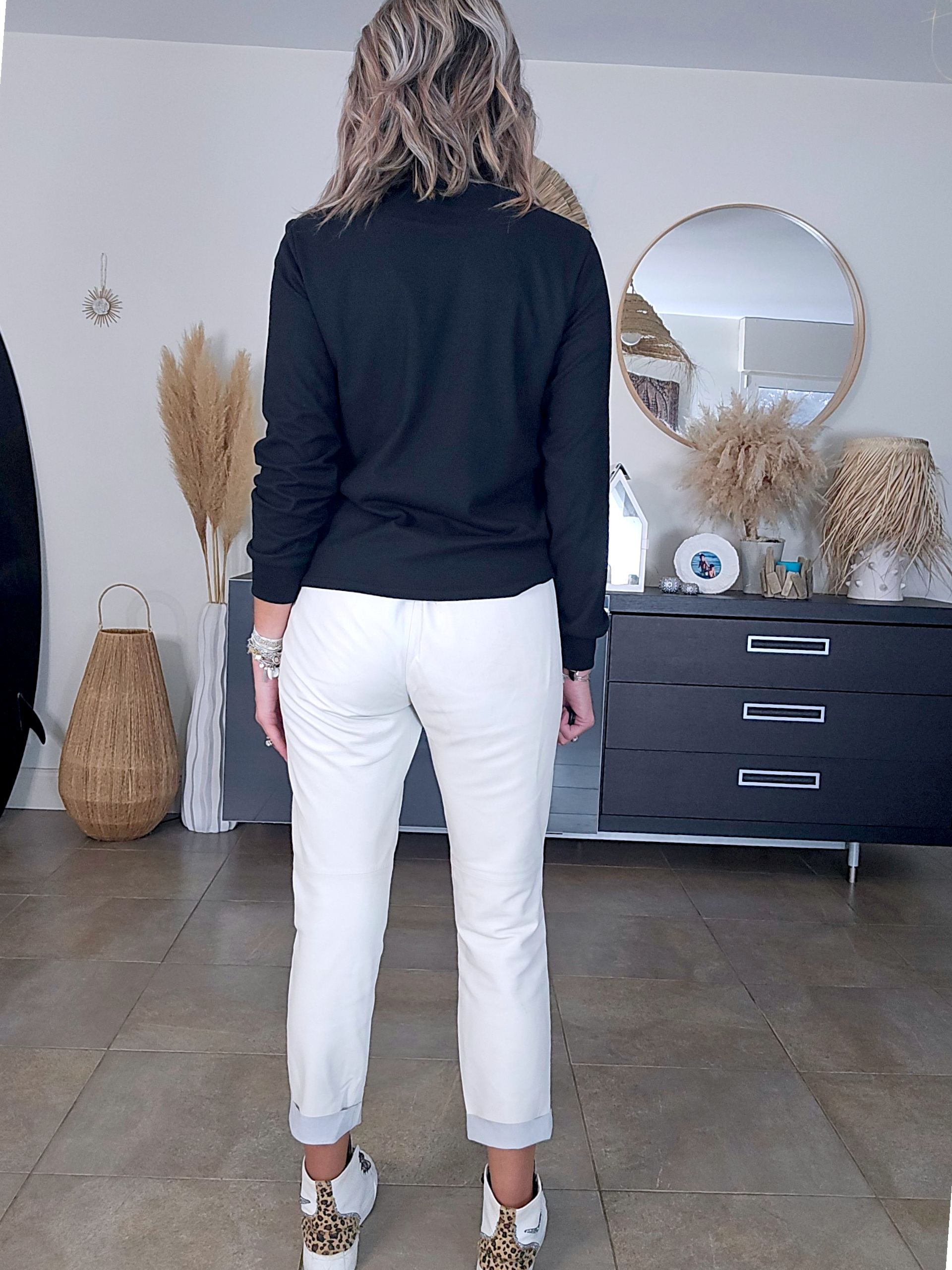 Pantalon jeeging 100% cuir coquille d'œuf - 𝐌𝐚𝐫𝐢𝐧𝐚𝟒𝟒𝐟𝐚𝐦𝐢𝐥𝐲