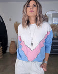 Pull vintage bleu ciel - 𝐌𝐚𝐫𝐢𝐧𝐚𝟒𝟒𝐟𝐚𝐦𝐢𝐥𝐲