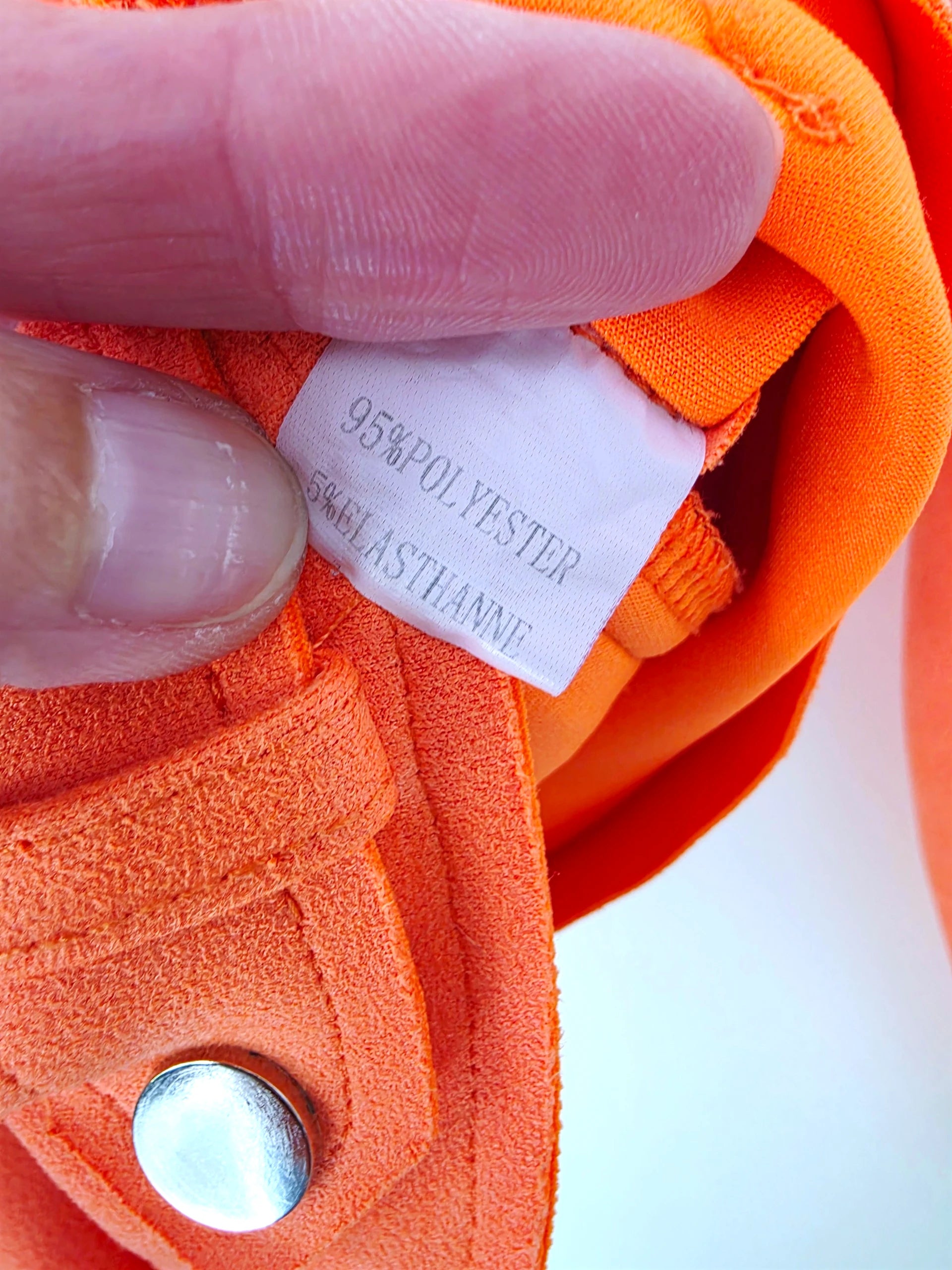 Perfecto orange fluo en suédine - 𝐌𝐚𝐫𝐢𝐧𝐚𝟒𝟒𝐟𝐚𝐦𝐢𝐥𝐲