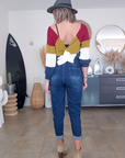 Pull tricolore double sens - 𝐌𝐚𝐫𝐢𝐧𝐚𝟒𝟒𝐟𝐚𝐦𝐢𝐥𝐲