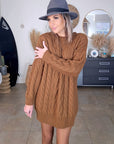 Robe pull de couleur tabac - 𝐌𝐚𝐫𝐢𝐧𝐚𝟒𝟒𝐟𝐚𝐦𝐢𝐥𝐲