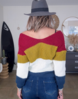 Pull tricolore double sens - 𝐌𝐚𝐫𝐢𝐧𝐚𝟒𝟒𝐟𝐚𝐦𝐢𝐥𝐲