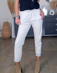 Pantalon jeeging 100% cuir coquille d'œuf - 𝐌𝐚𝐫𝐢𝐧𝐚𝟒𝟒𝐟𝐚𝐦𝐢𝐥𝐲