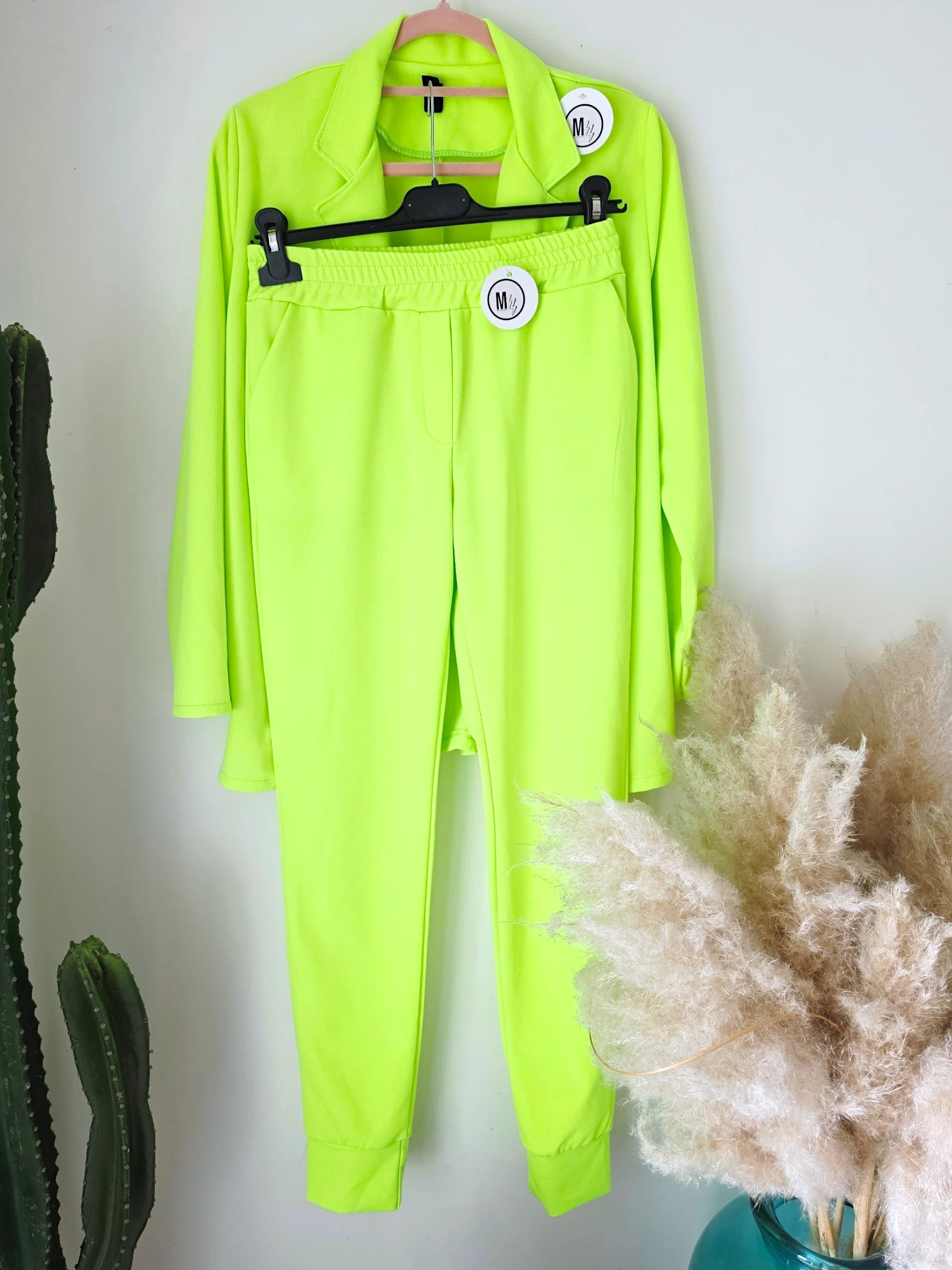 Ensemble veste &amp; pantalon vert-jaune fluo - 𝐌𝐚𝐫𝐢𝐧𝐚𝟒𝟒𝐟𝐚𝐦𝐢𝐥𝐲