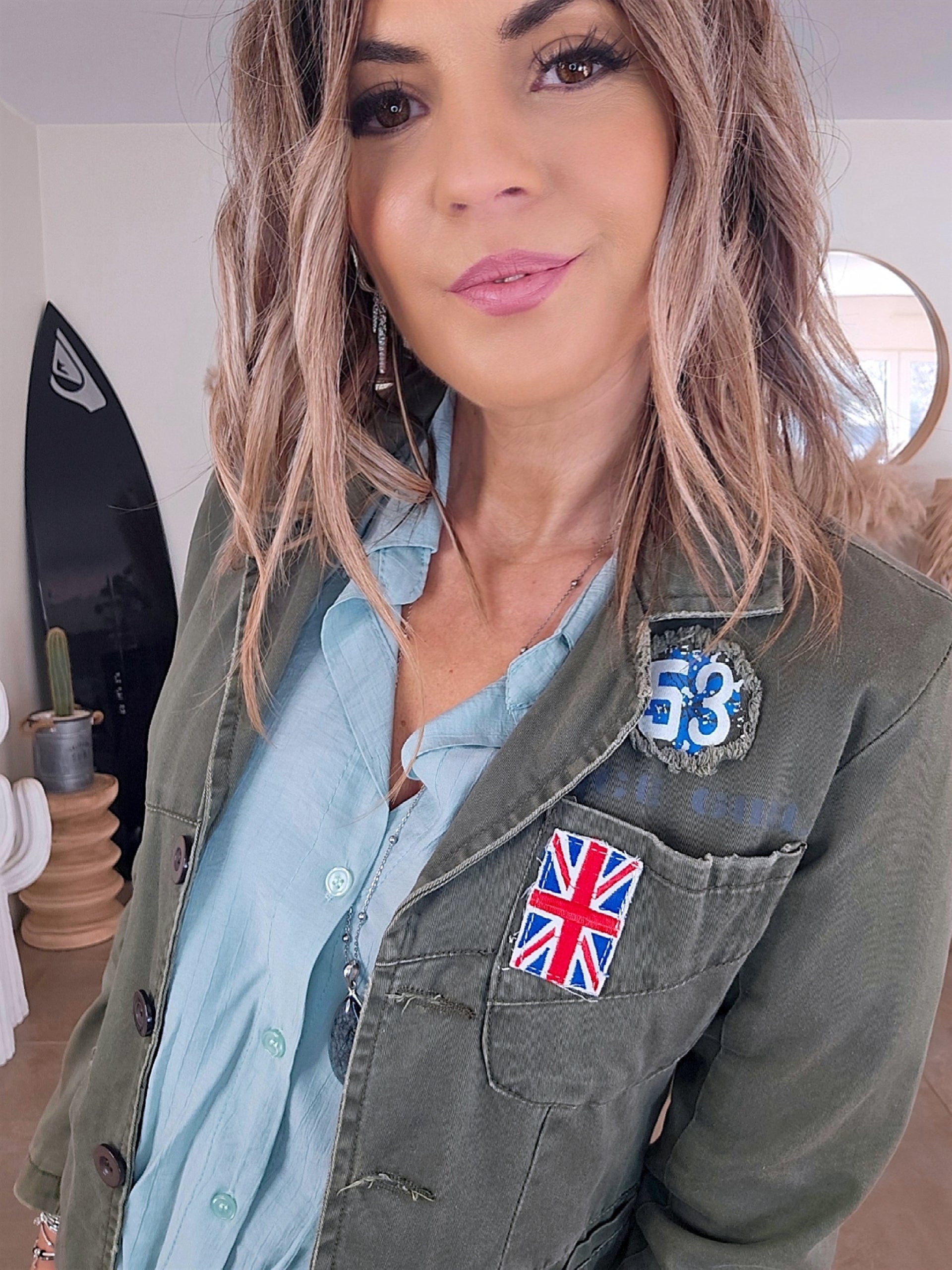 Veste cintrée créateur customisée - 𝐌𝐚𝐫𝐢𝐧𝐚𝟒𝟒𝐟𝐚𝐦𝐢𝐥𝐲