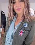Veste cintrée créateur customisée - 𝐌𝐚𝐫𝐢𝐧𝐚𝟒𝟒𝐟𝐚𝐦𝐢𝐥𝐲