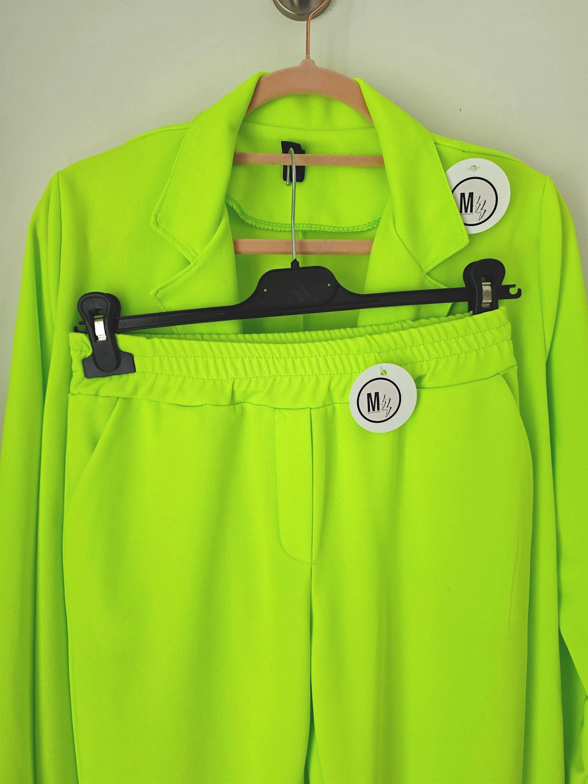 Ensemble veste &amp; pantalon vert-jaune fluo - 𝐌𝐚𝐫𝐢𝐧𝐚𝟒𝟒𝐟𝐚𝐦𝐢𝐥𝐲