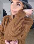 Robe pull de couleur tabac - 𝐌𝐚𝐫𝐢𝐧𝐚𝟒𝟒𝐟𝐚𝐦𝐢𝐥𝐲