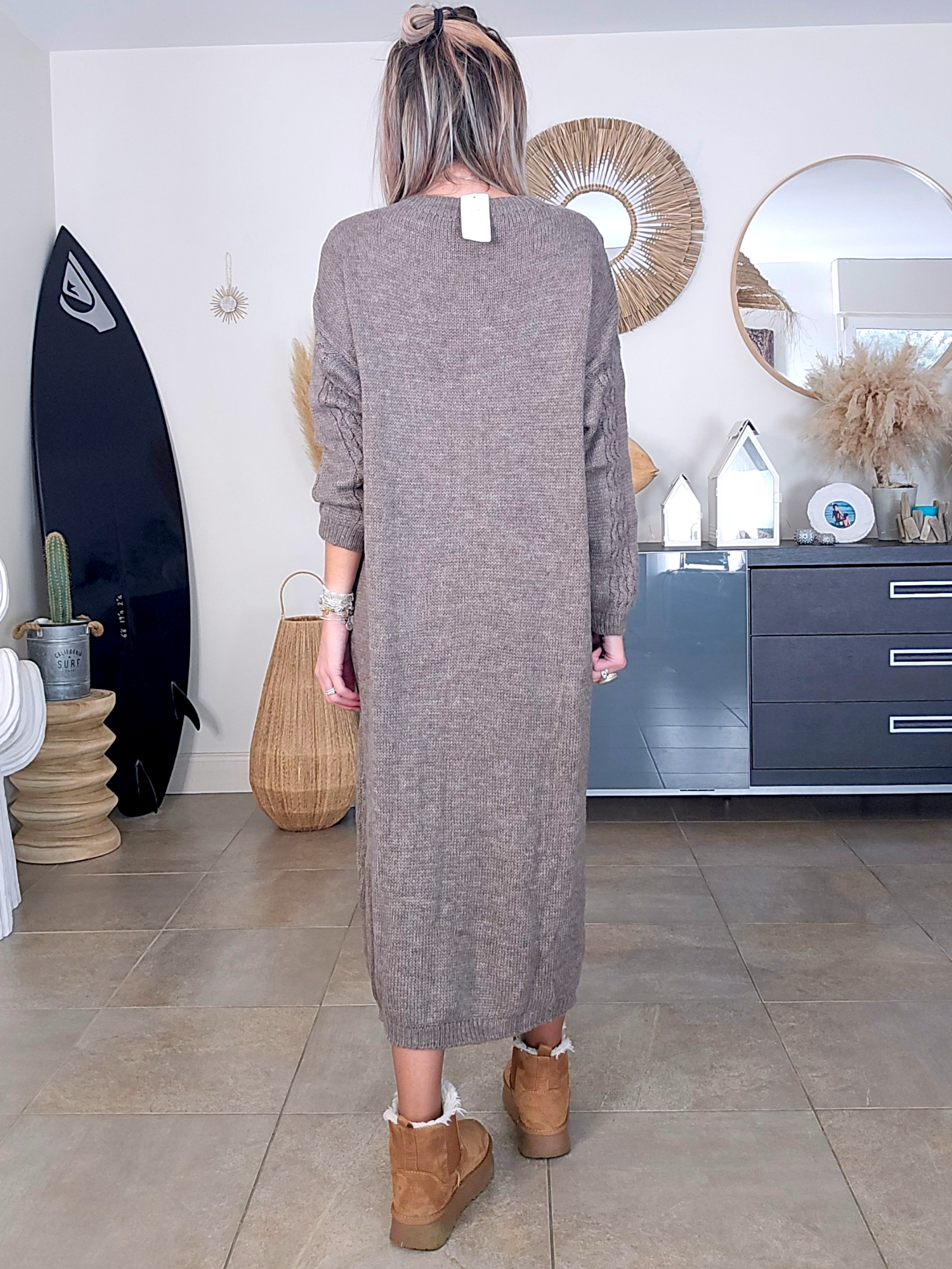 Robe longue à maille douce et chaude - 𝐌𝐚𝐫𝐢𝐧𝐚𝟒𝟒𝐟𝐚𝐦𝐢𝐥𝐲