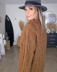 Robe pull de couleur tabac - 𝐌𝐚𝐫𝐢𝐧𝐚𝟒𝟒𝐟𝐚𝐦𝐢𝐥𝐲