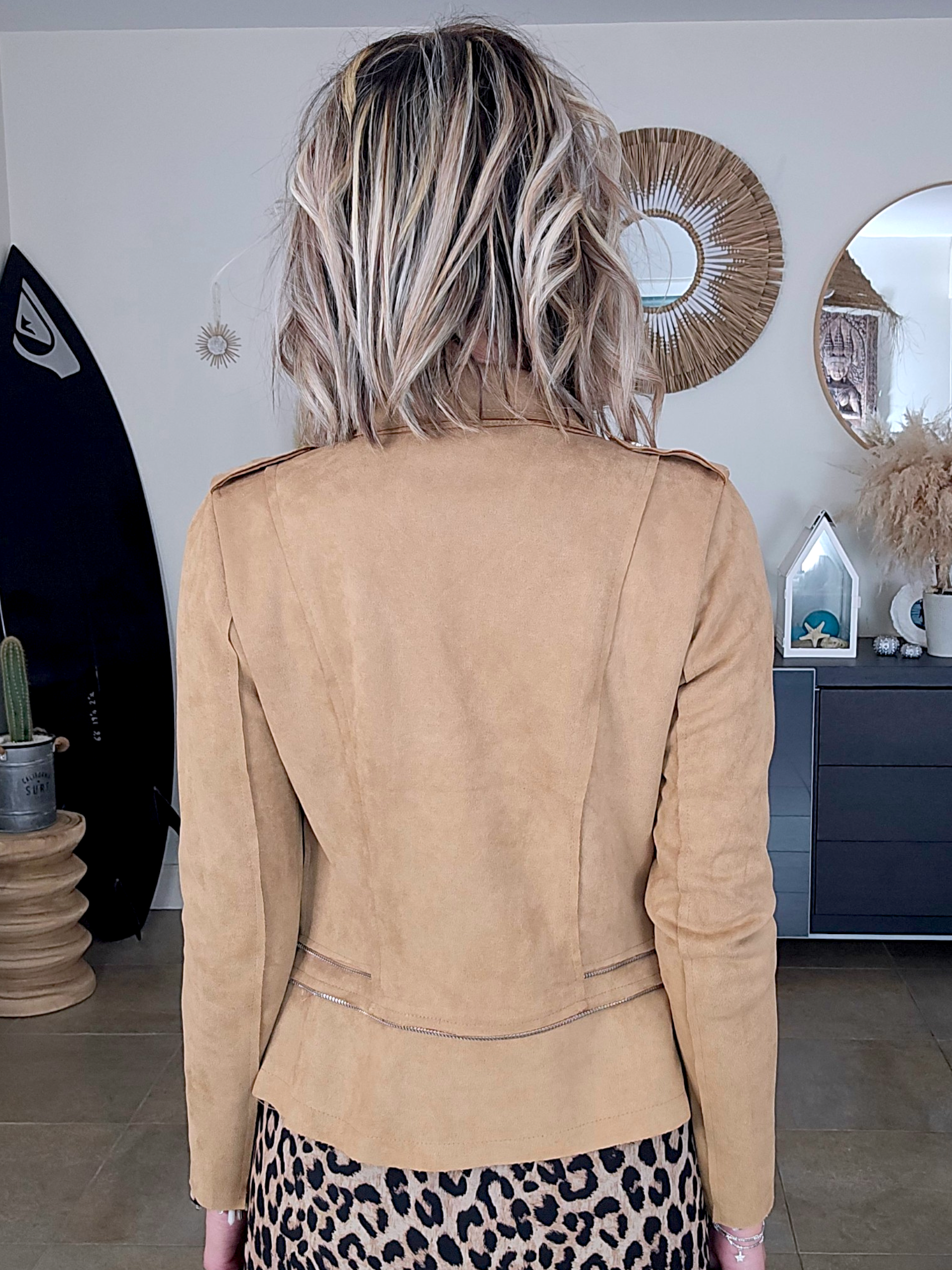 Perfecto suédine tabac - 𝐌𝐚𝐫𝐢𝐧𝐚𝟒𝟒𝐟𝐚𝐦𝐢𝐥𝐲