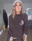 Pull chaud amour léopard