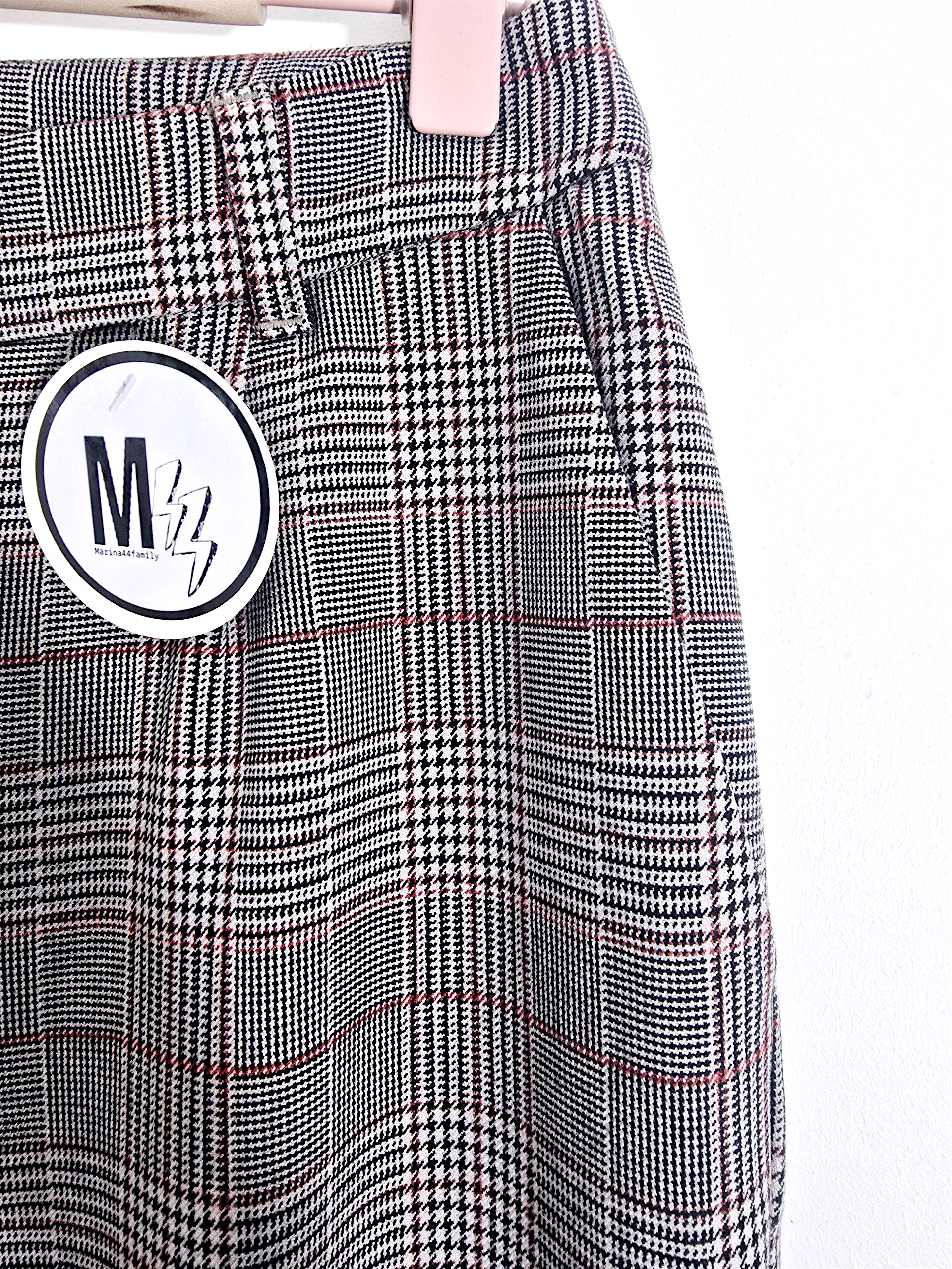 Pantalon chic à carreaux