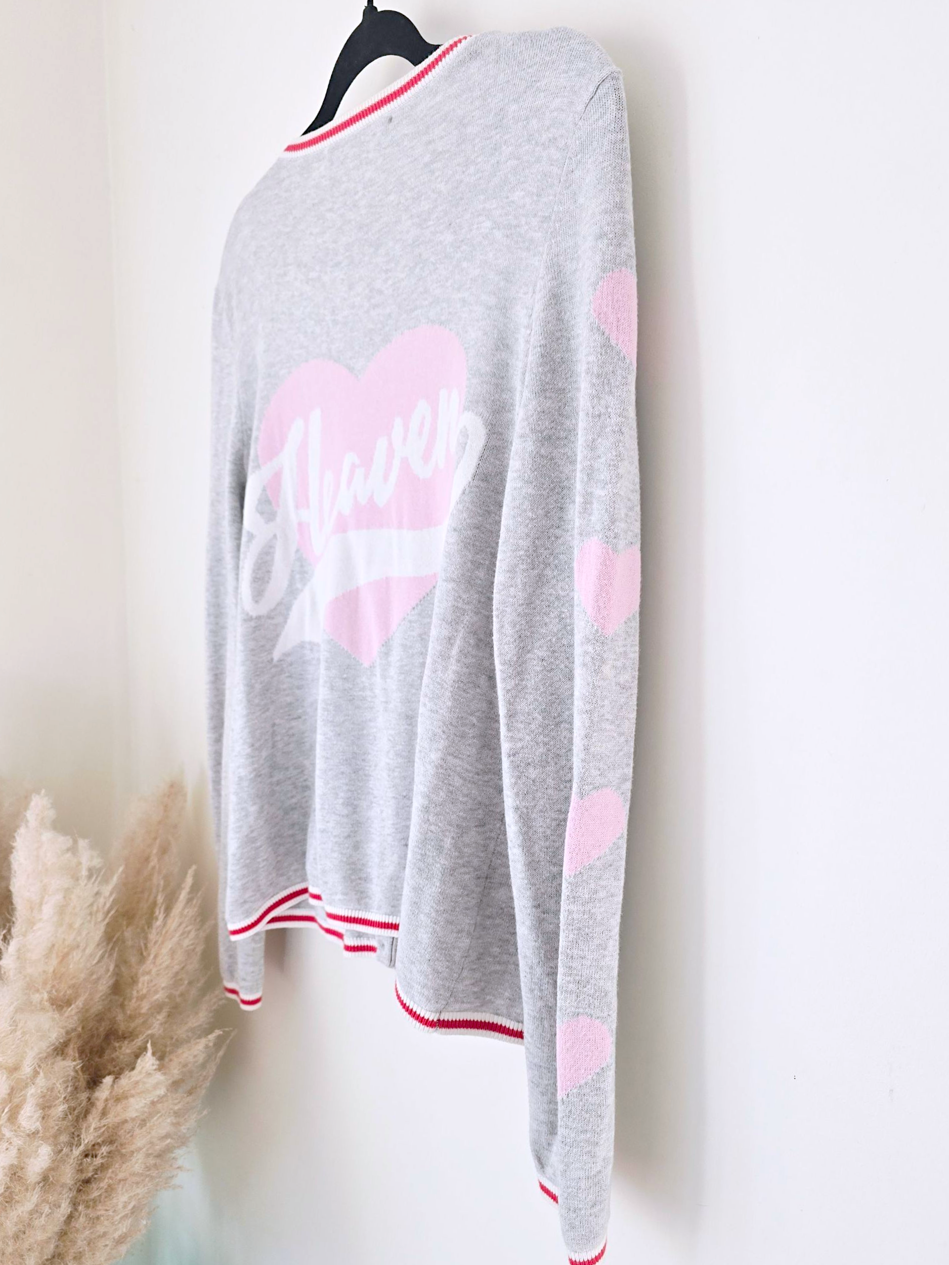 Cardigan Love gris clair