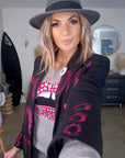 Blazer noir créateur Amor