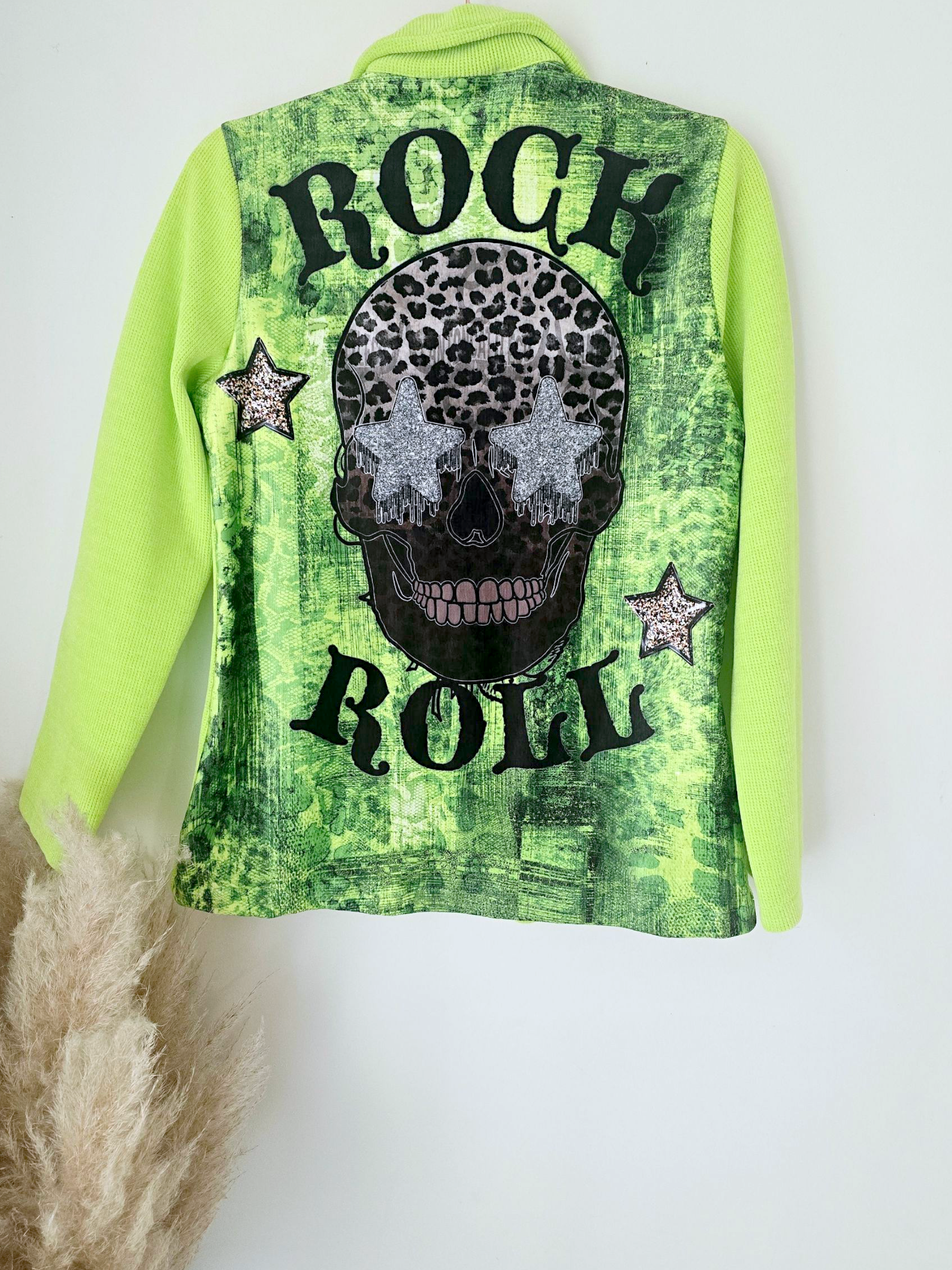 Veste anis skull léo