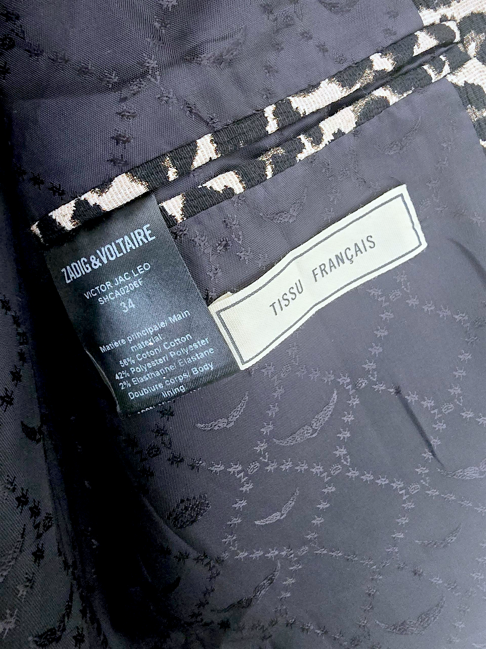 Veste Victor léopard