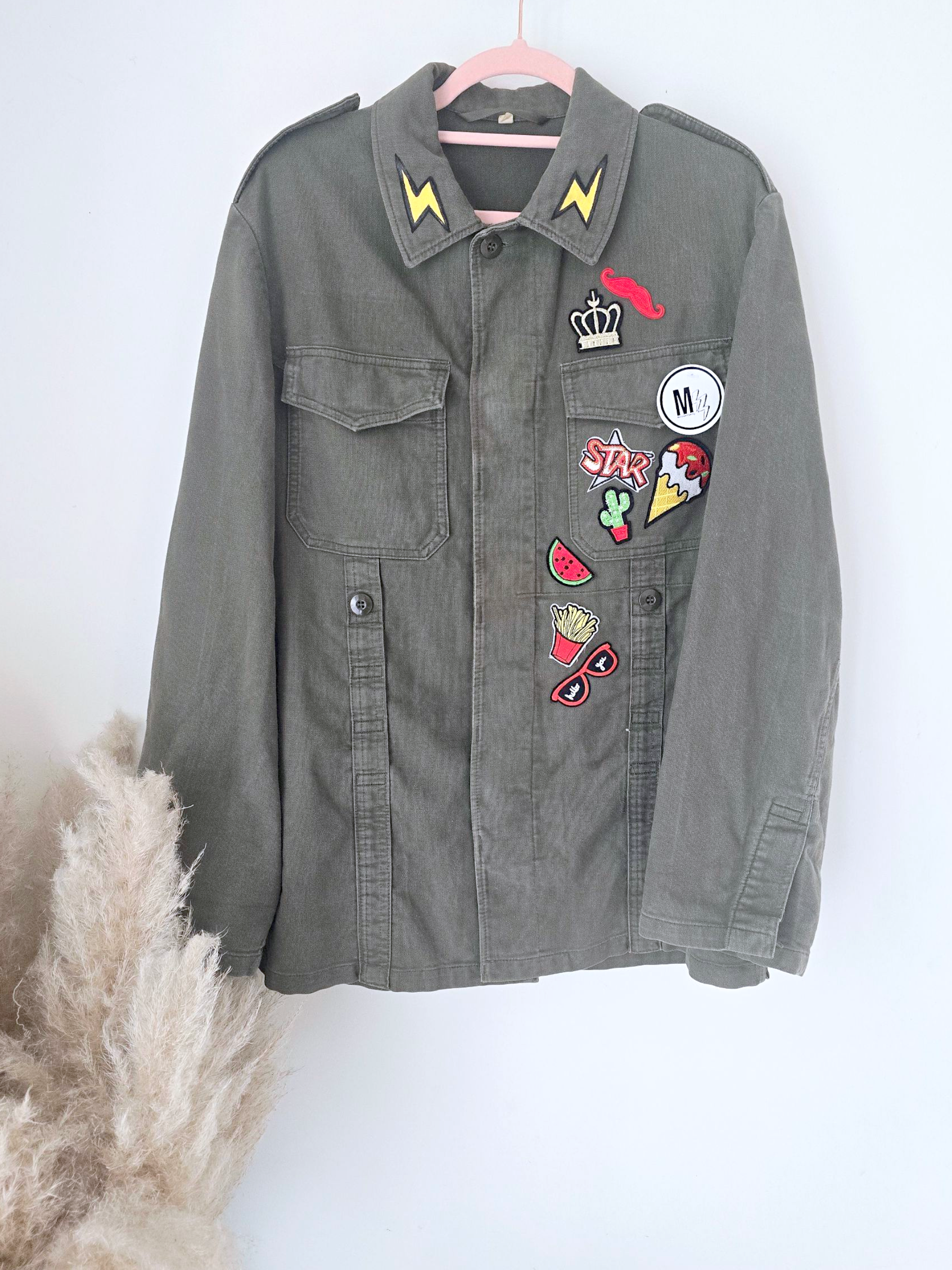 Saharienne créateur peinte à la main