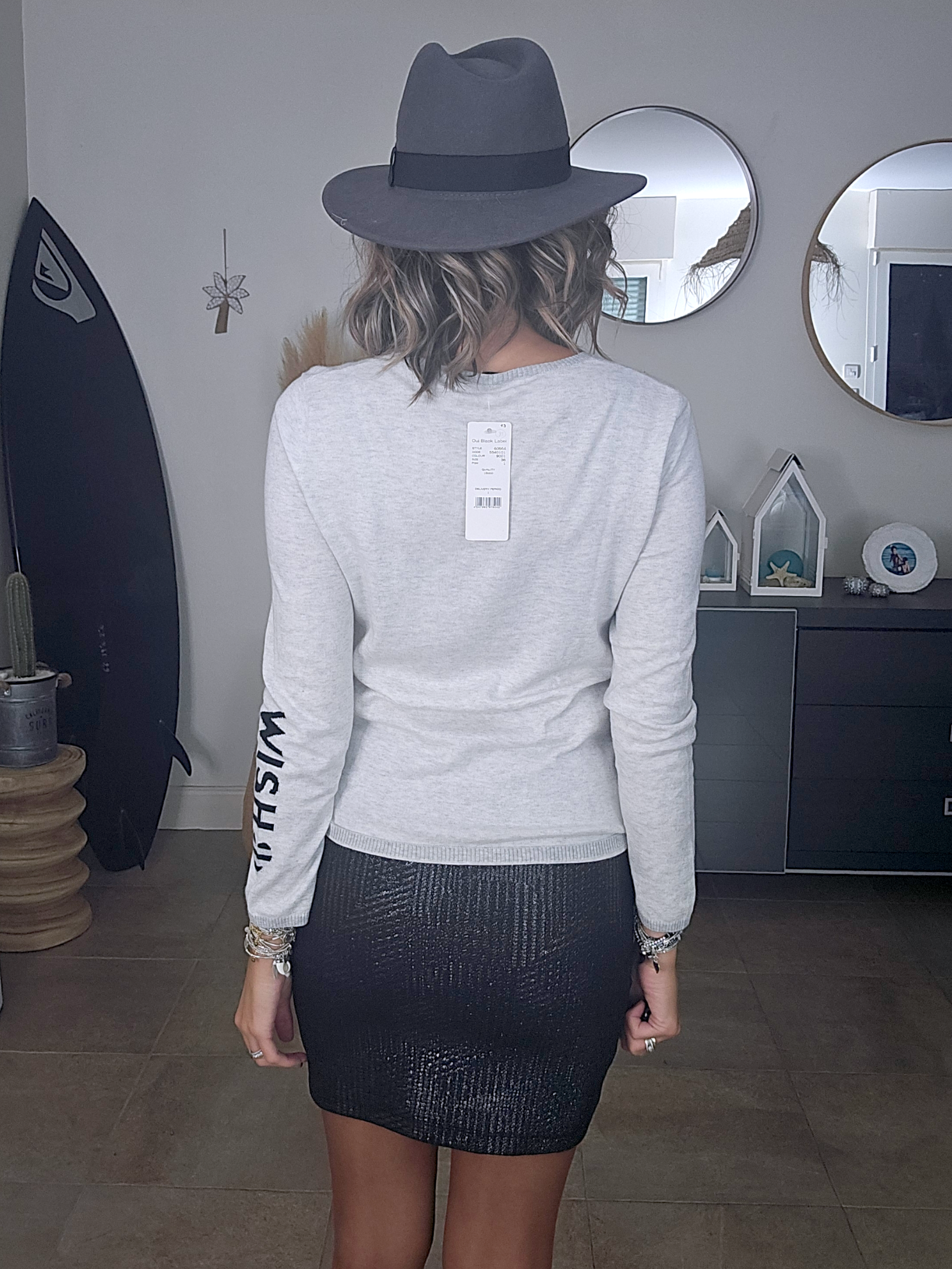 Pull à inscriptions - 𝐌𝐚𝐫𝐢𝐧𝐚𝟒𝟒𝐟𝐚𝐦𝐢𝐥𝐲