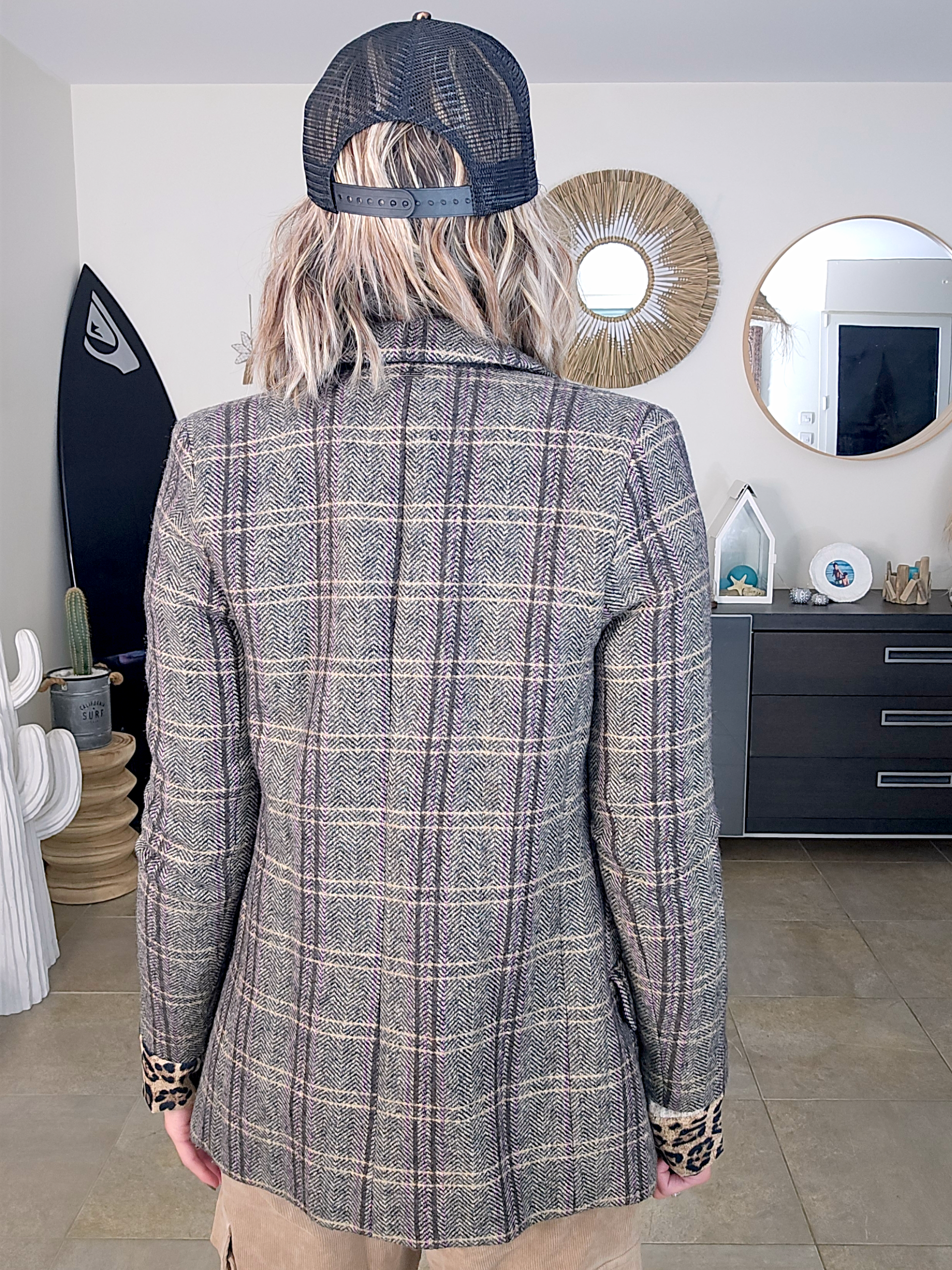 Veste chevrons vintage