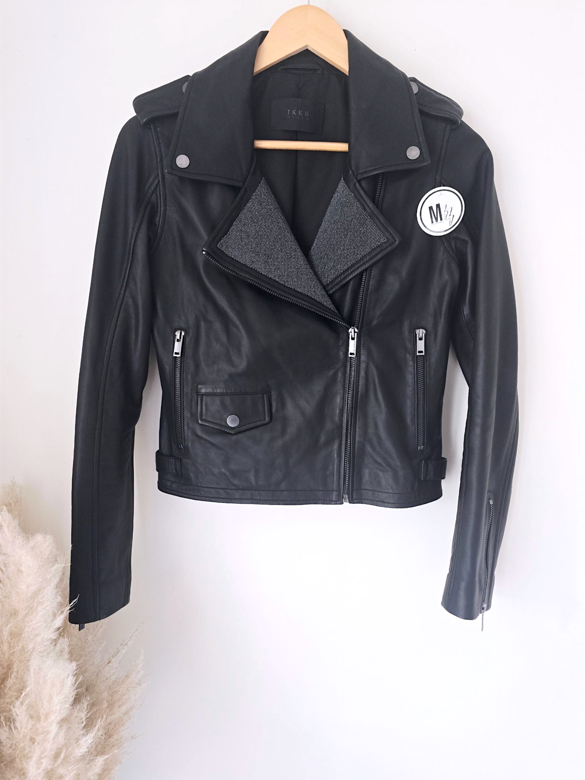 Perfecto noir en cuir