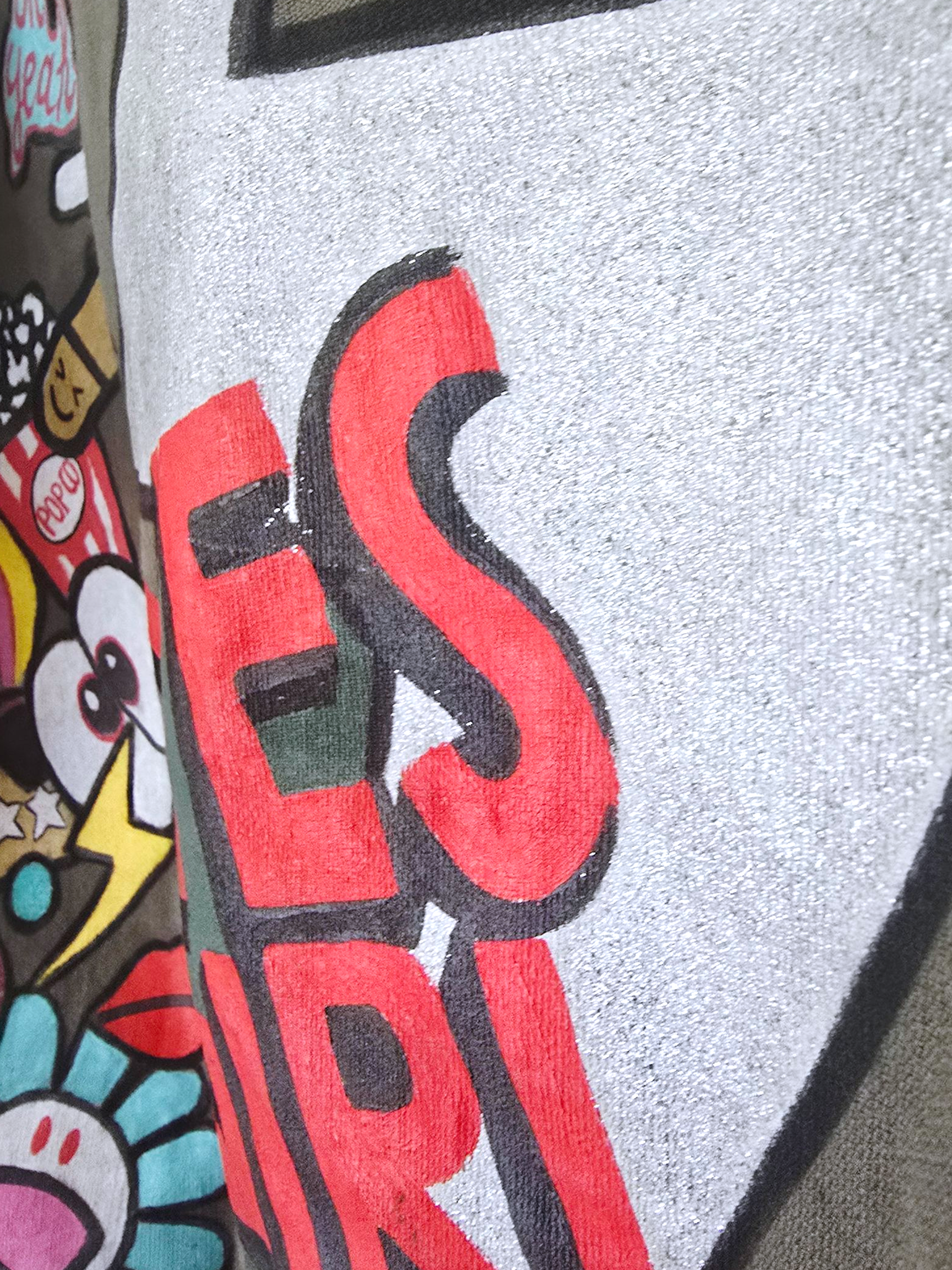 Saharienne créateur peinte à la main