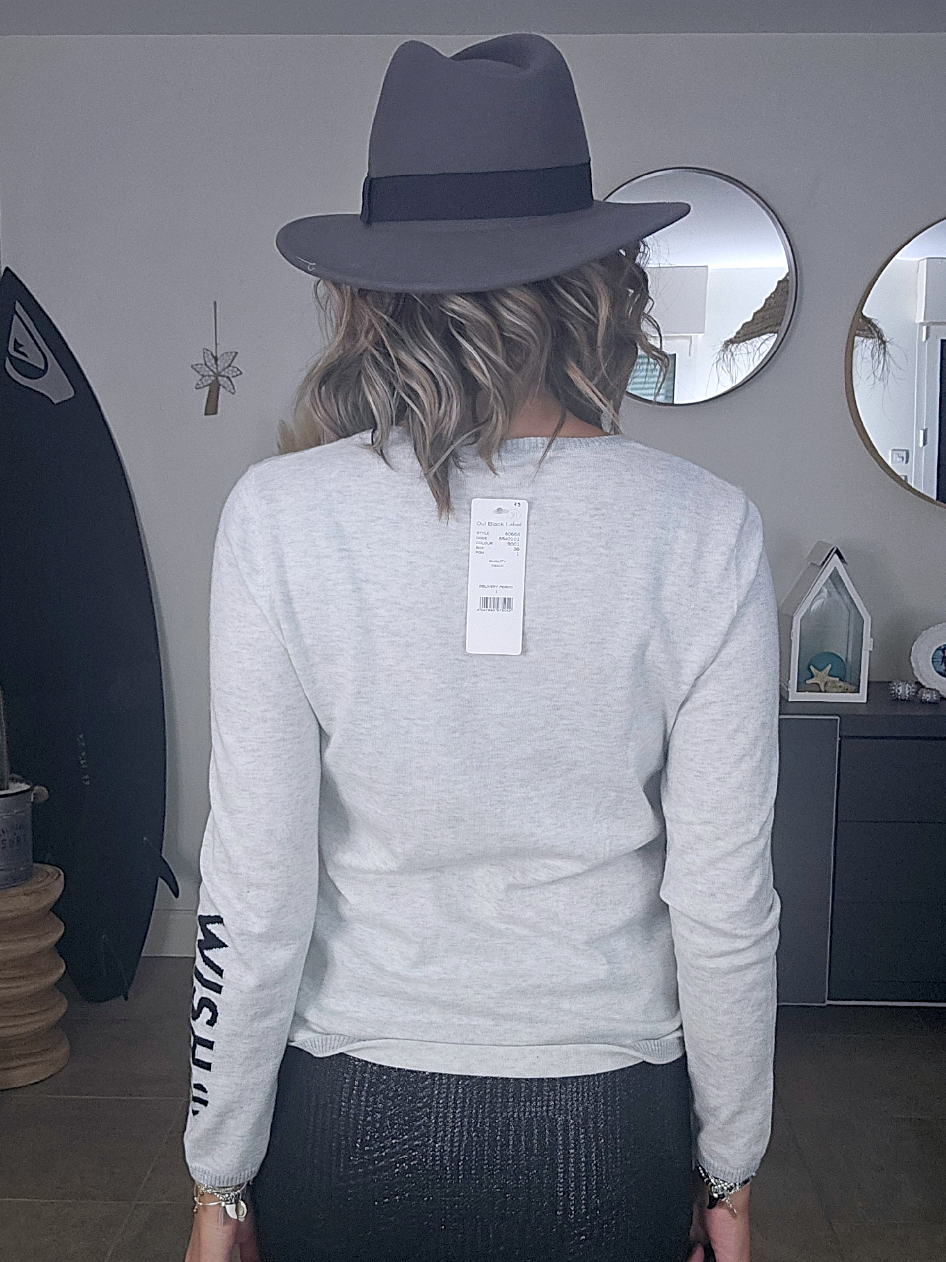 Pull à inscriptions - 𝐌𝐚𝐫𝐢𝐧𝐚𝟒𝟒𝐟𝐚𝐦𝐢𝐥𝐲