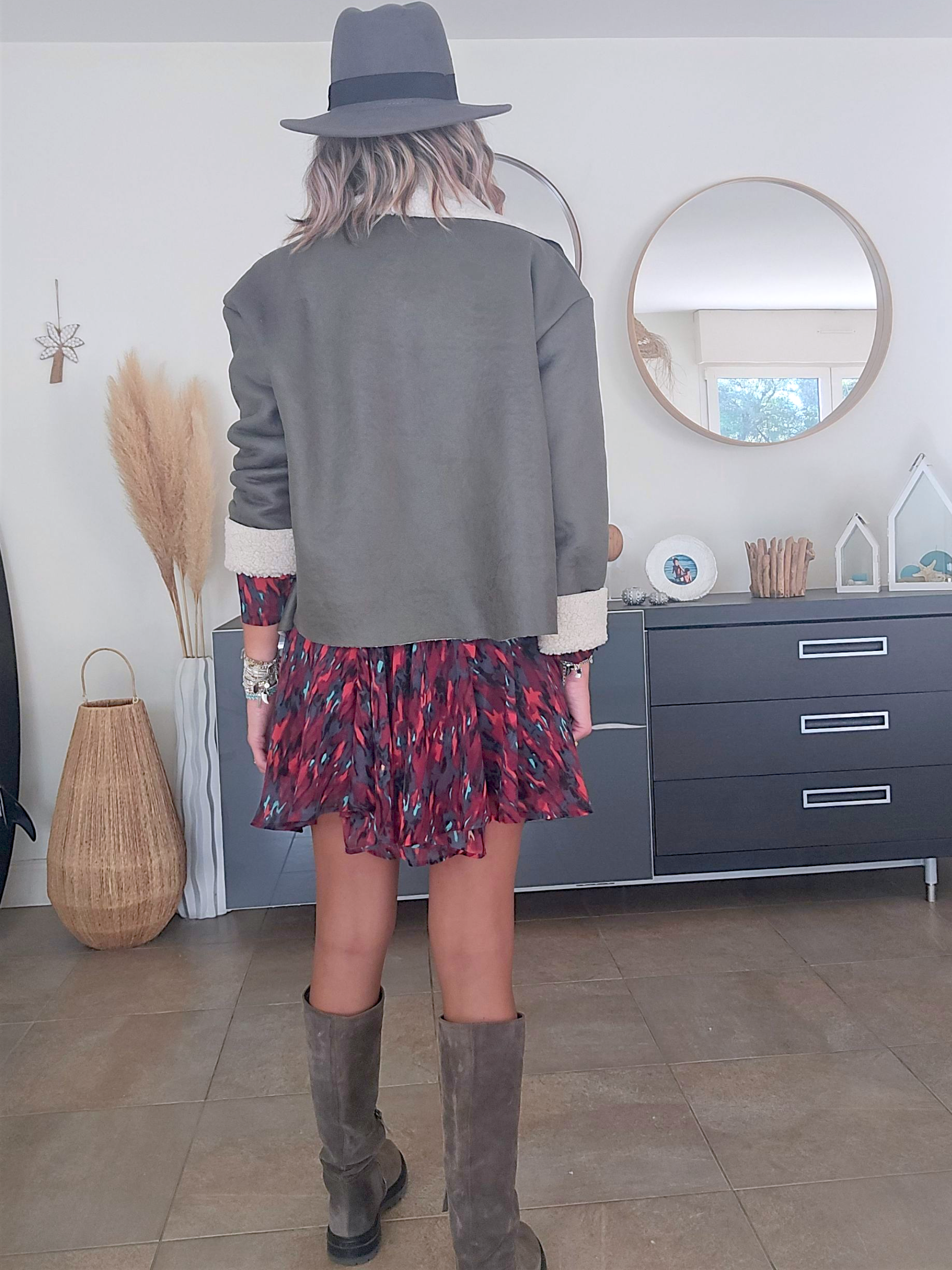 Blouson aviateur kaki