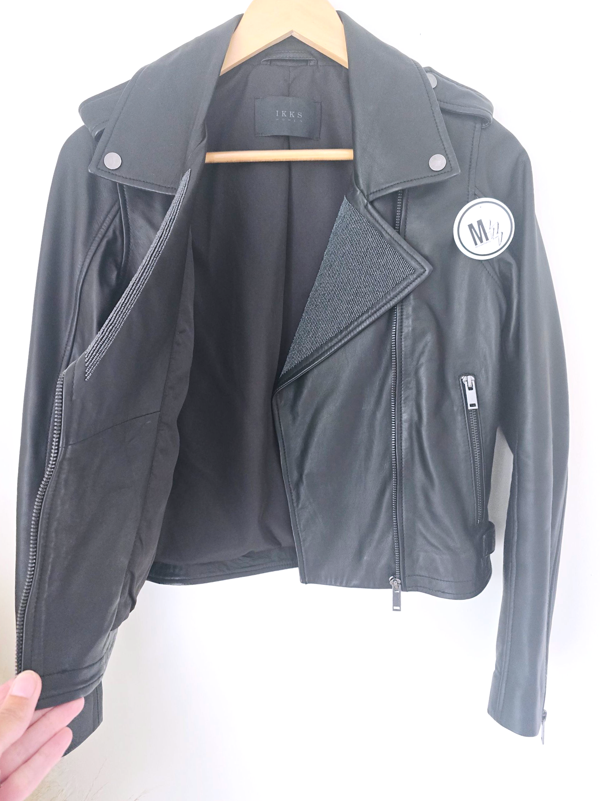 Perfecto noir en cuir