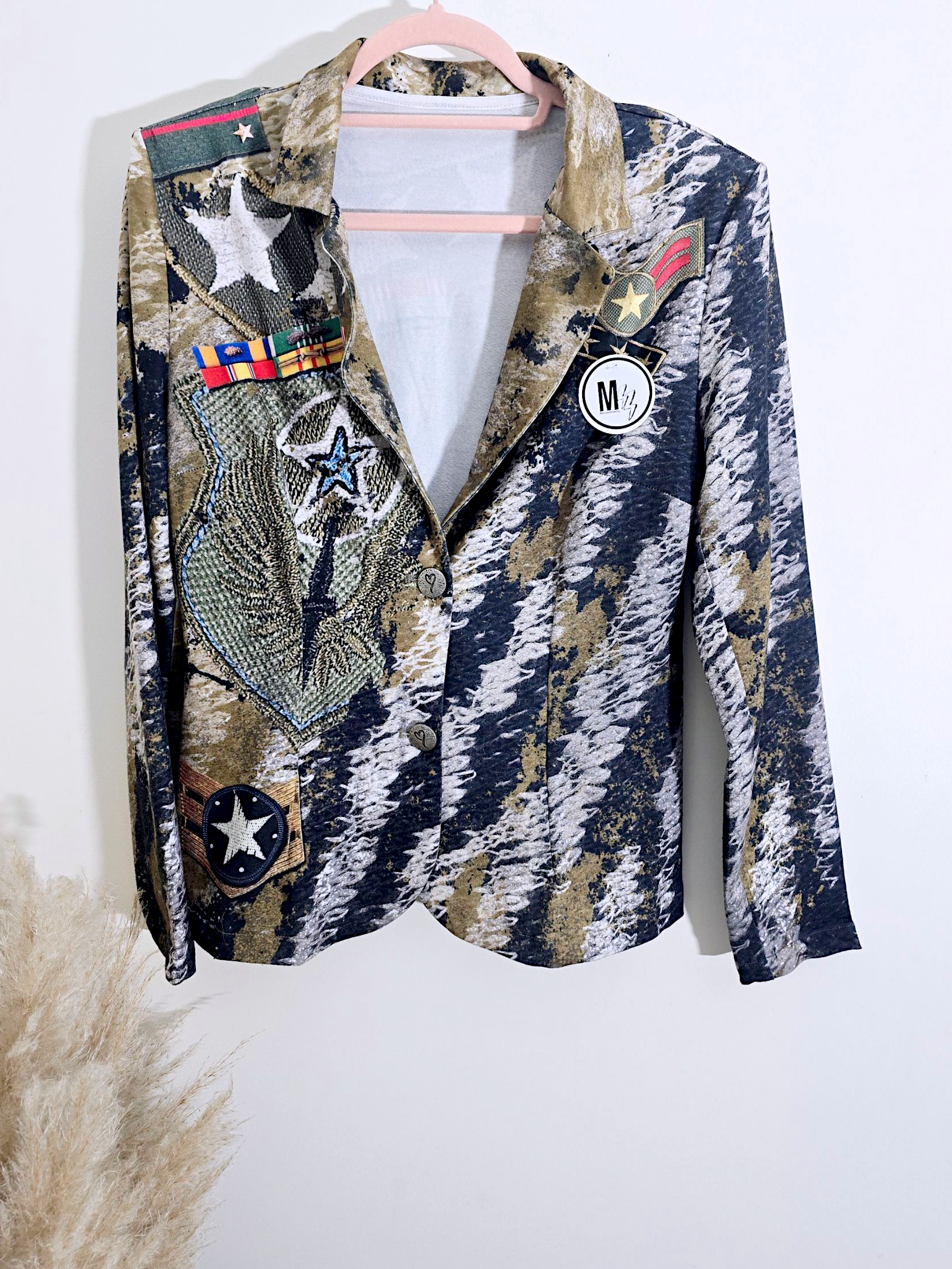 Veste cintrée militaire