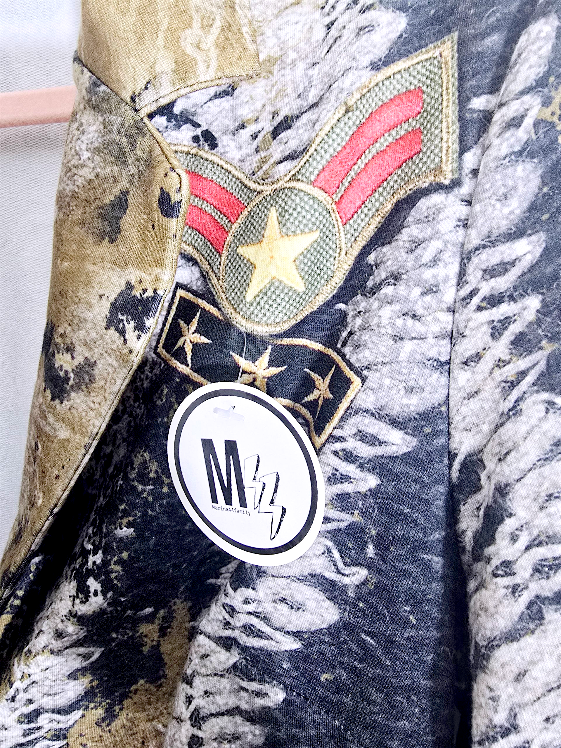 Veste cintrée militaire