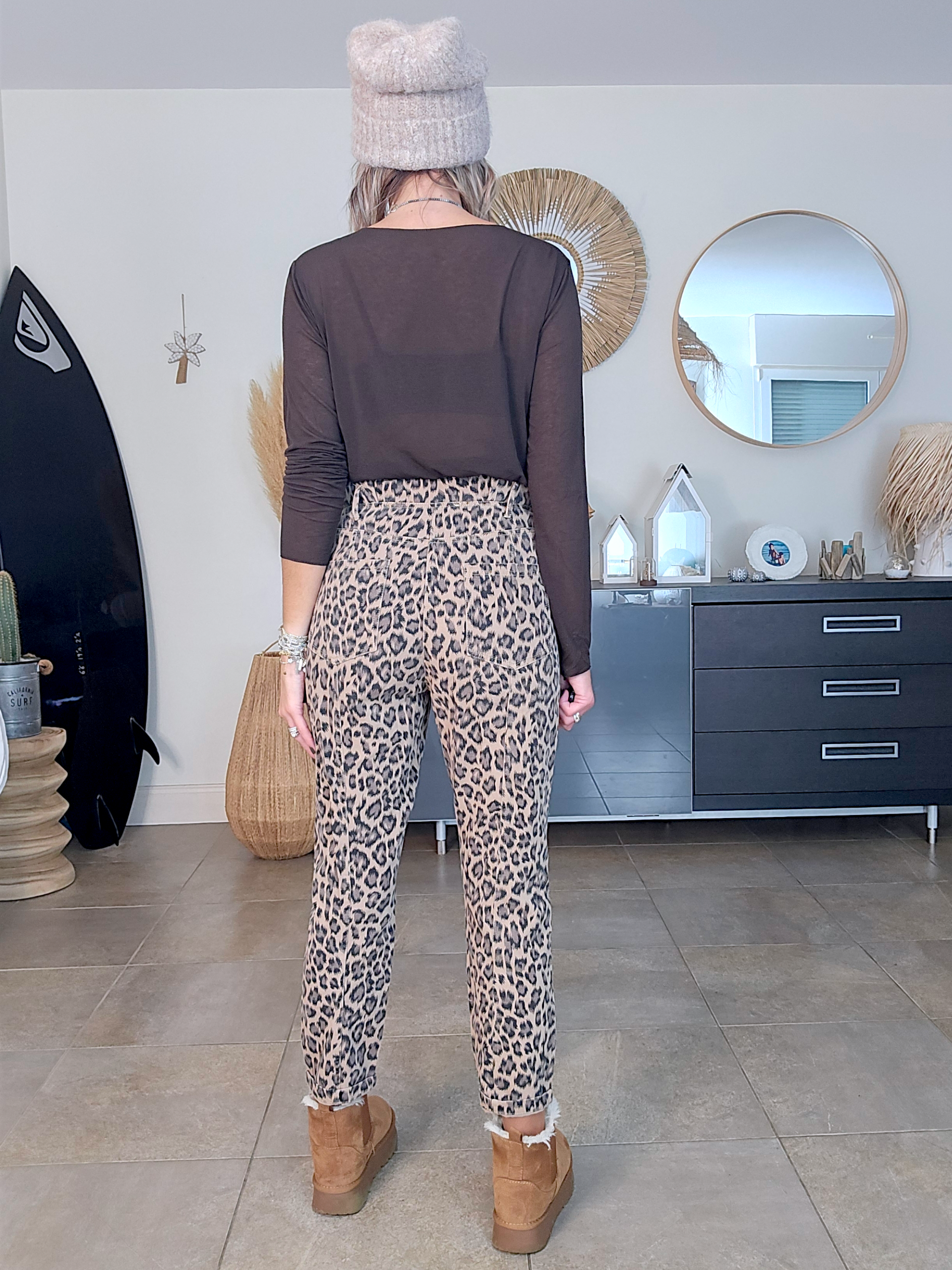 Sous-pull marron cachemire