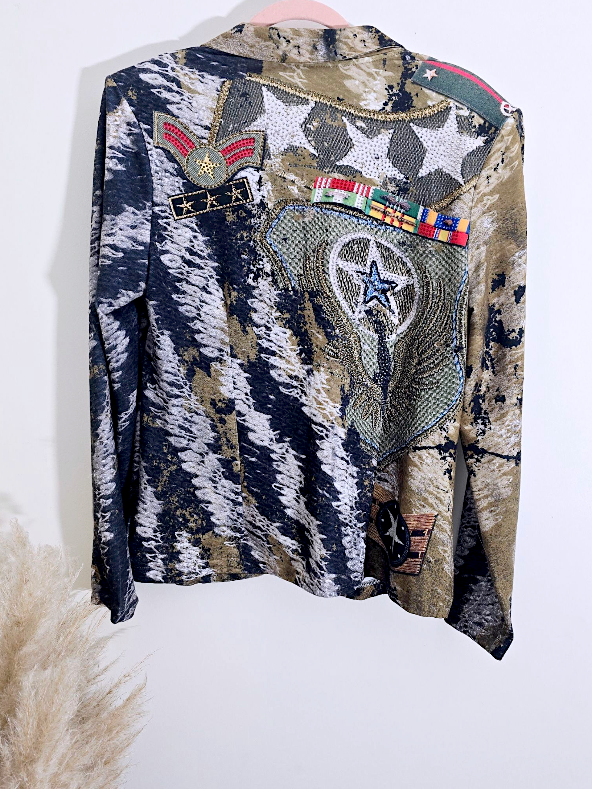 Veste cintrée militaire