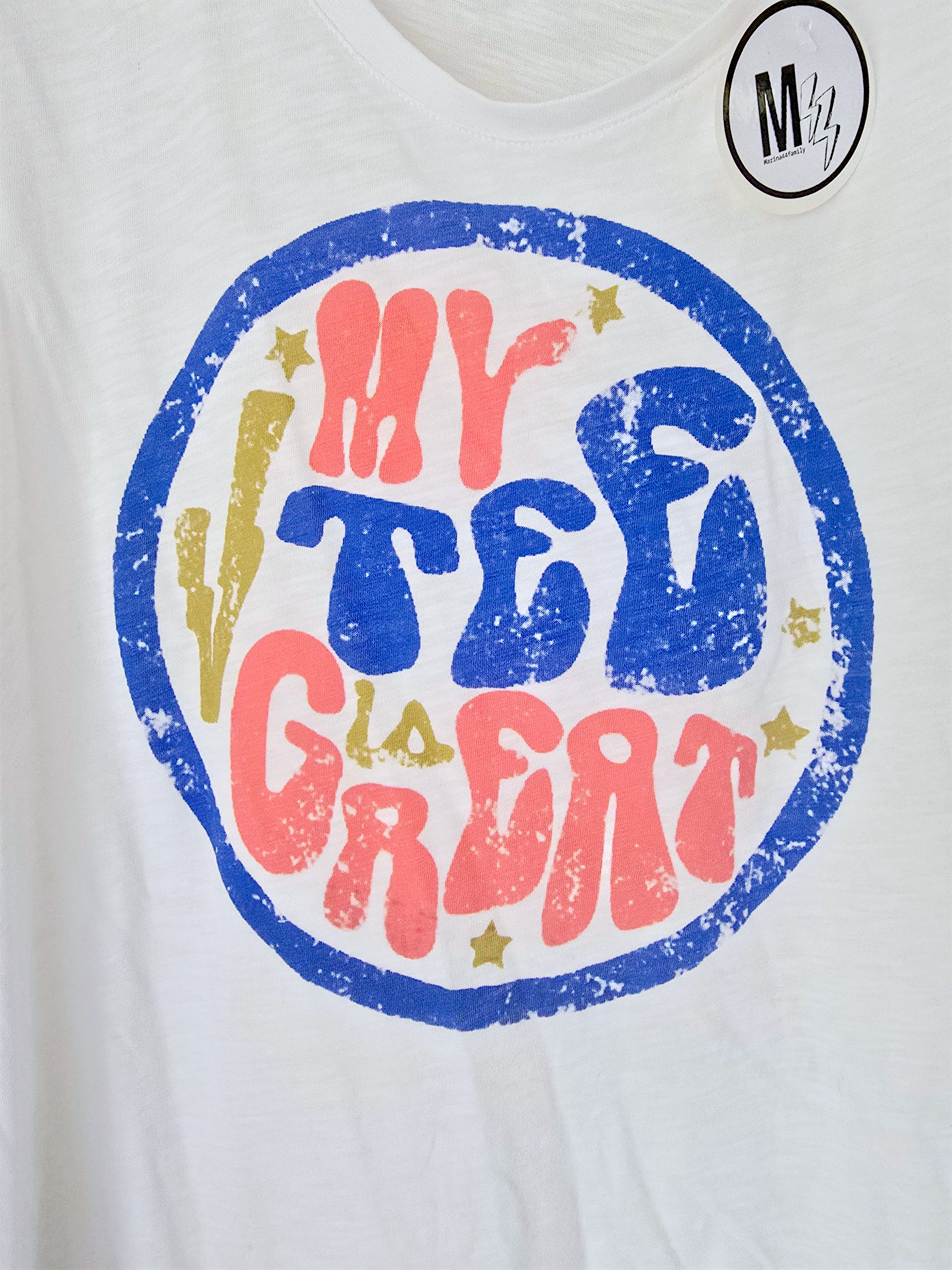 T-shirt blanc My ted