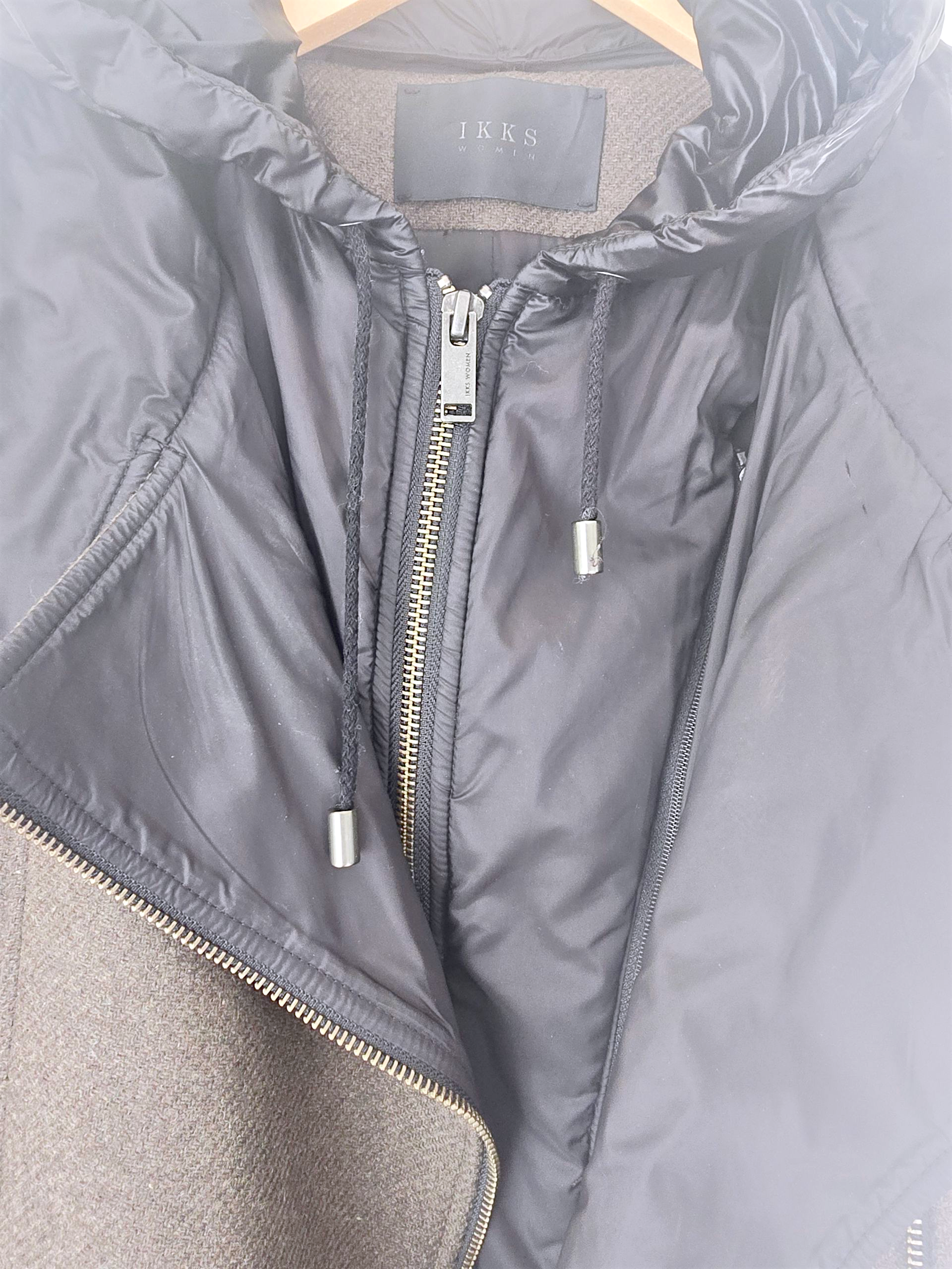 Manteau kaki en laine