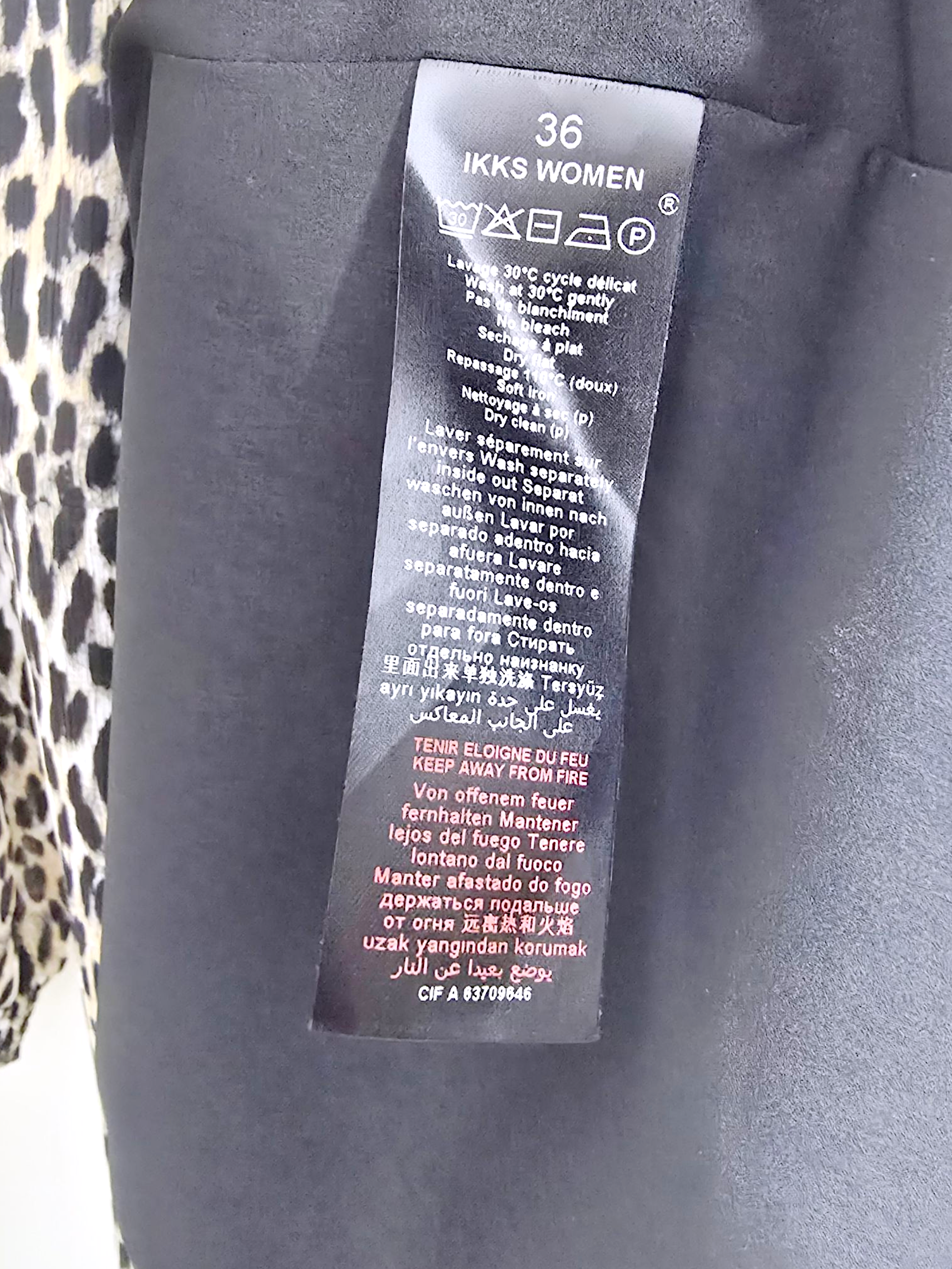 Robe portefeuille léopard