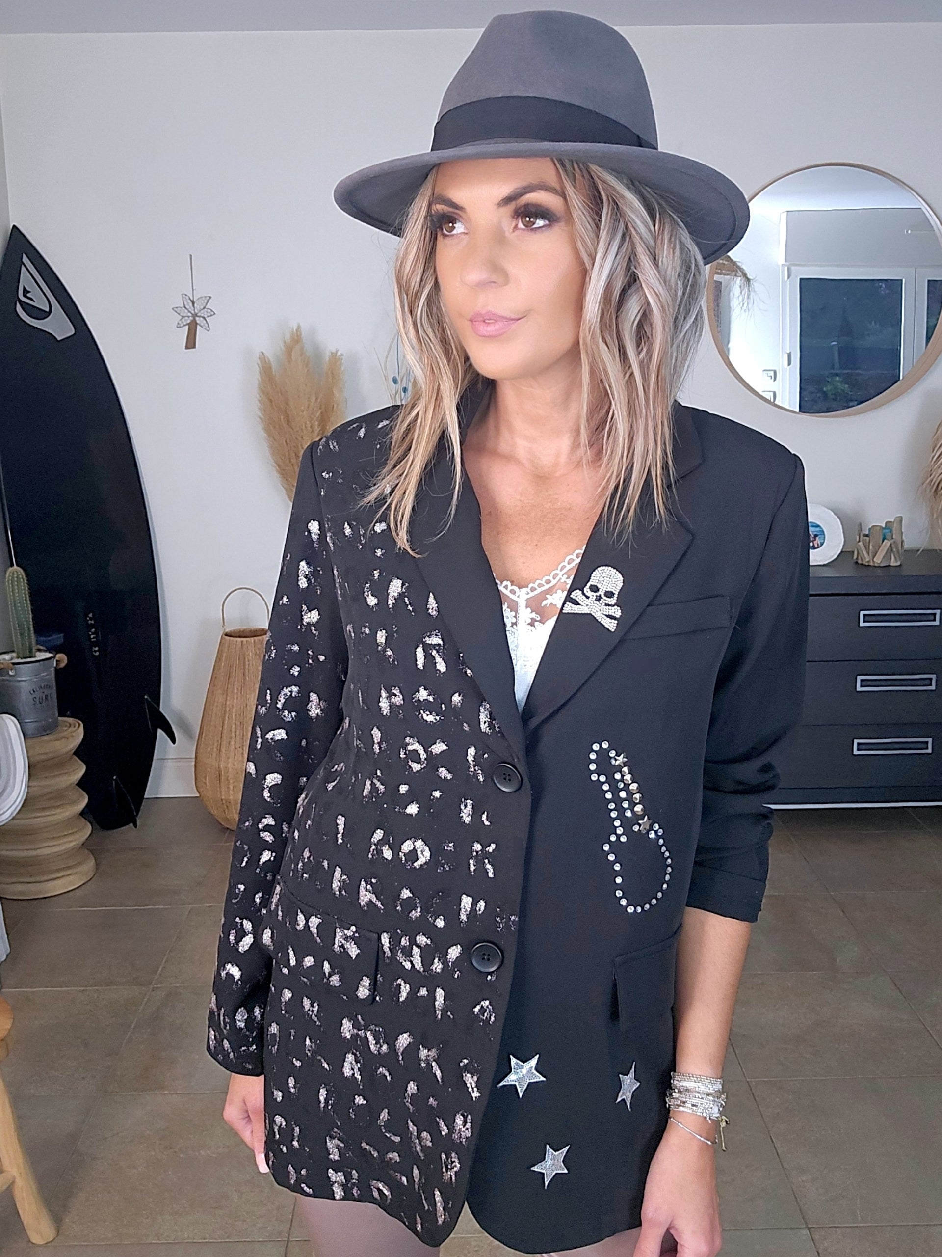 Blazer noir créateur