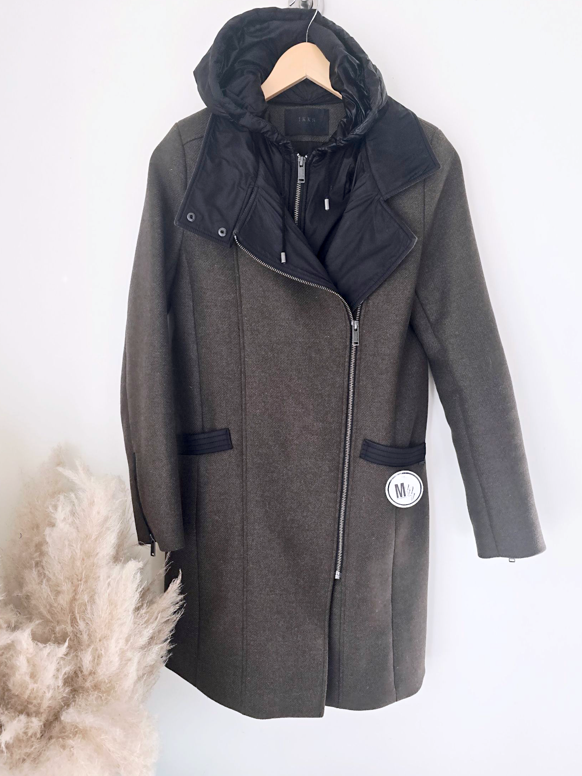 Manteau kaki en laine