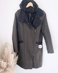 Manteau kaki en laine