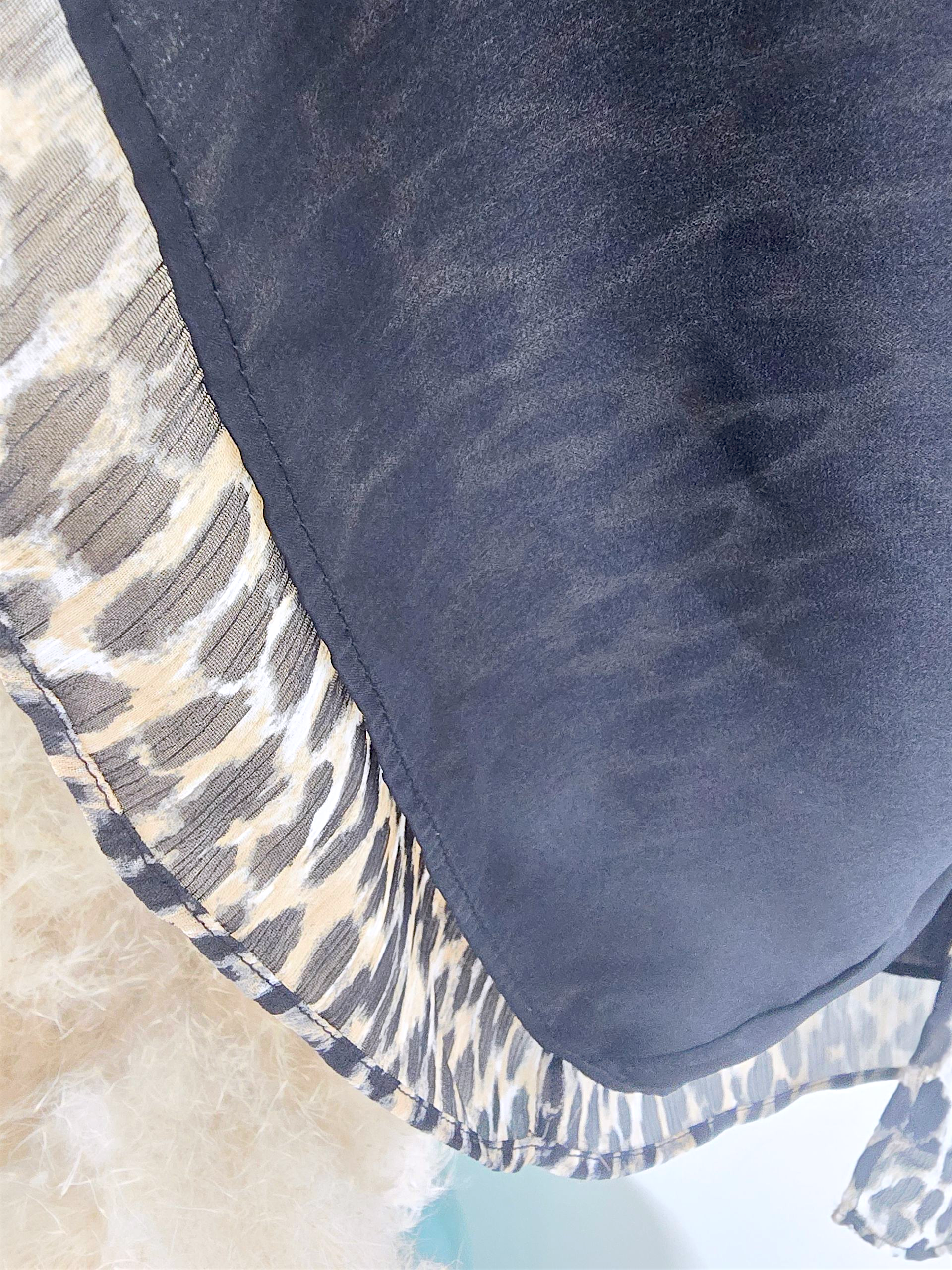 Robe portefeuille léopard