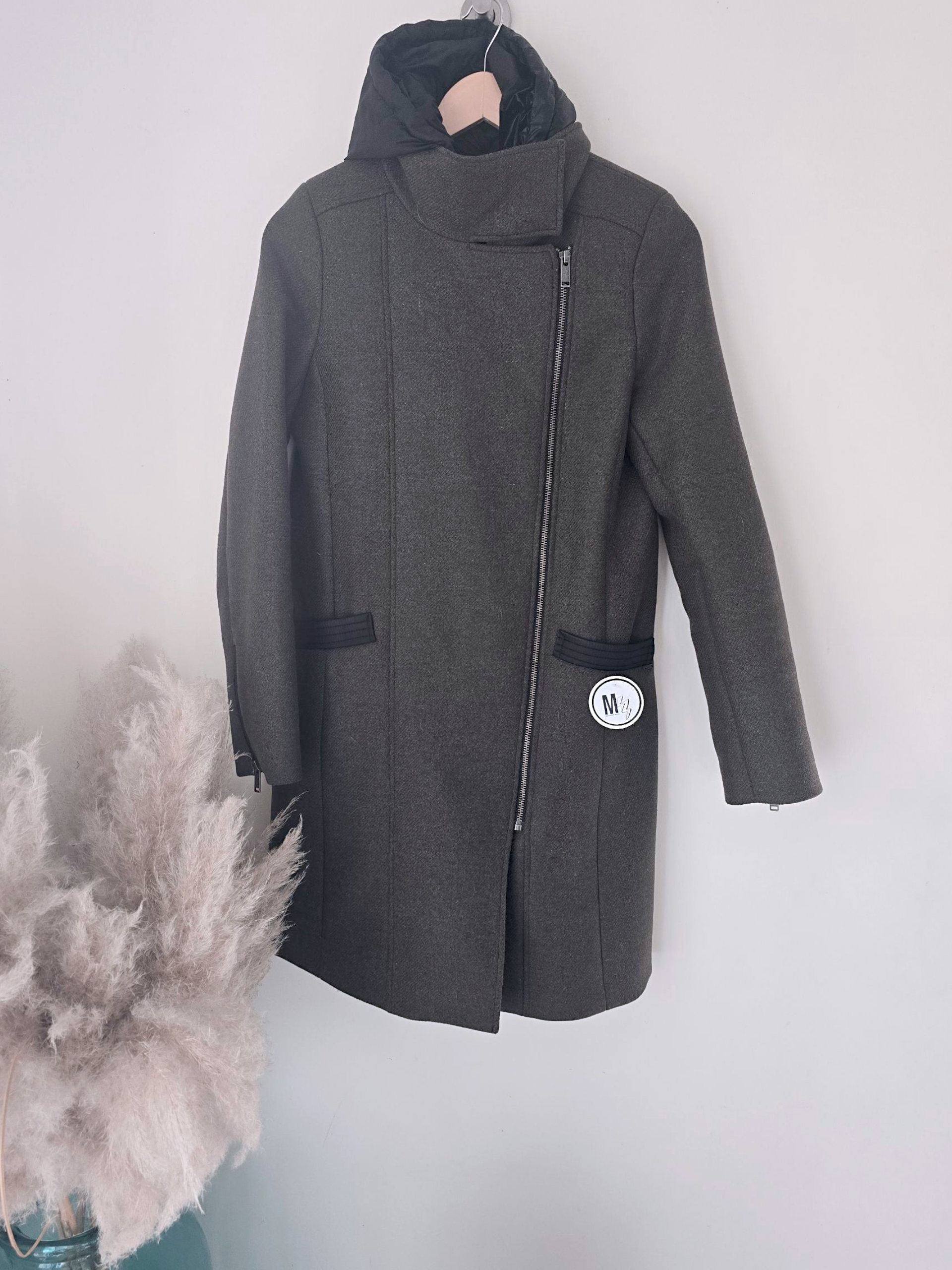 Manteau kaki en laine