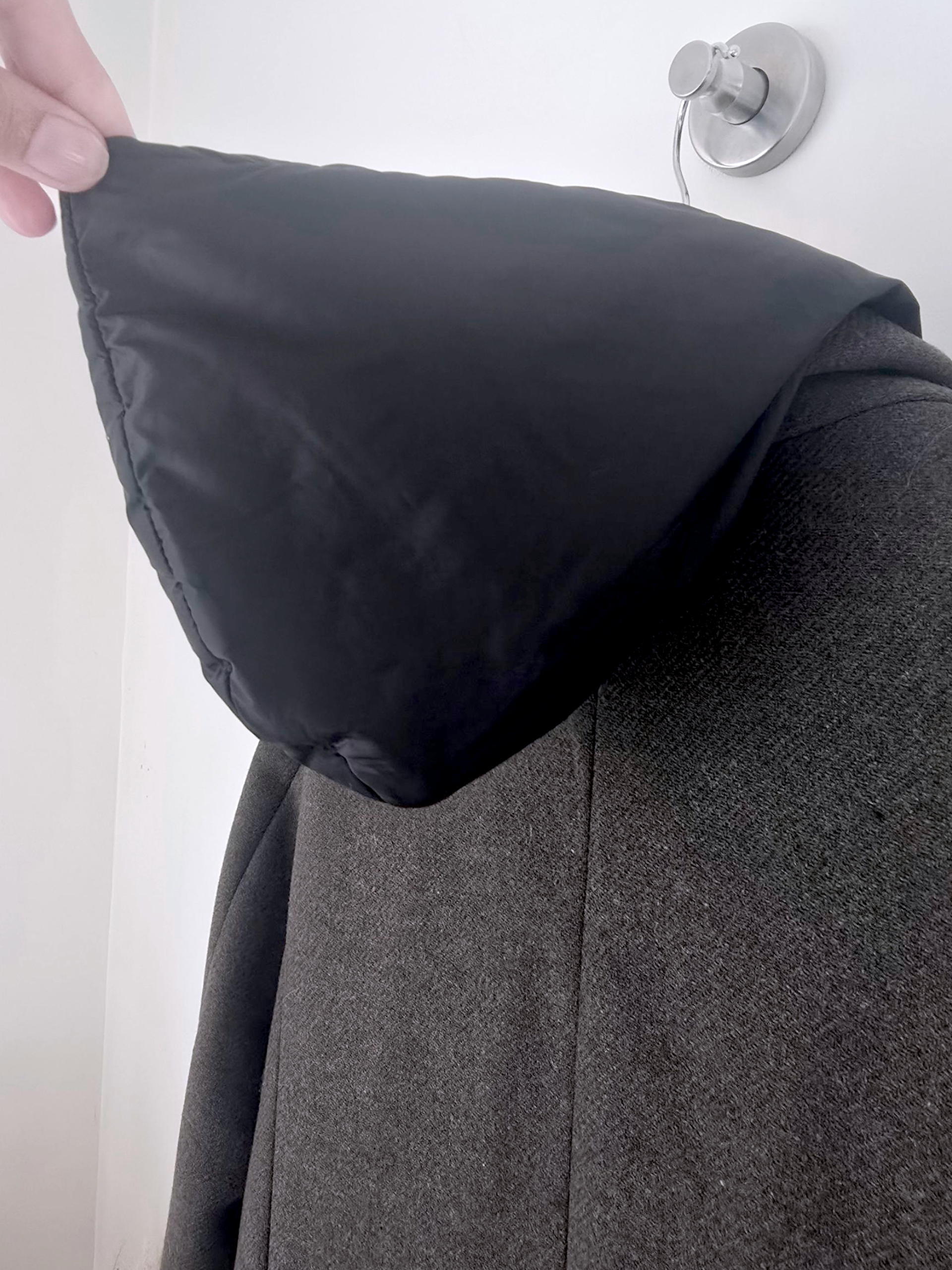 Manteau kaki en laine