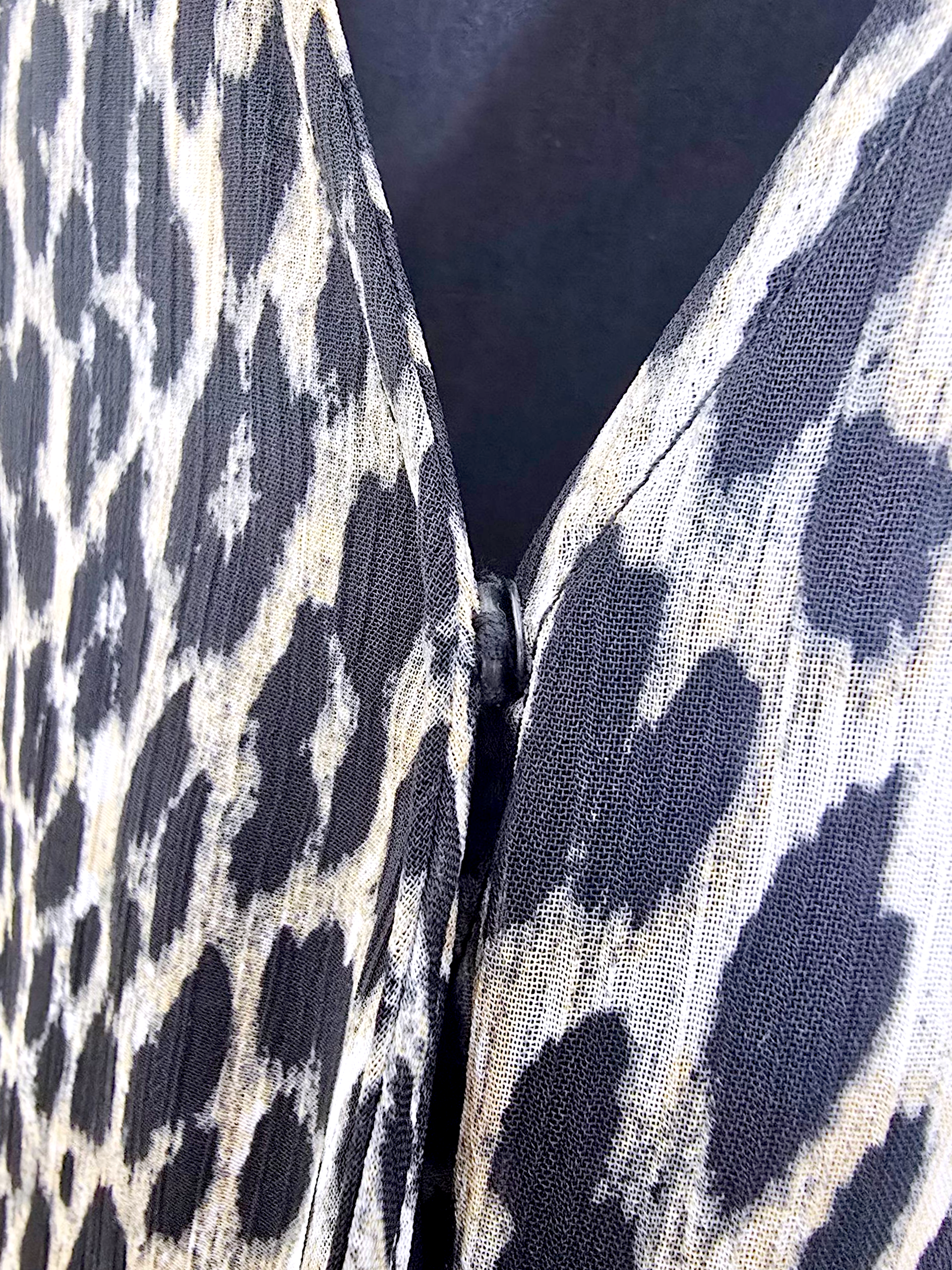 Robe portefeuille léopard