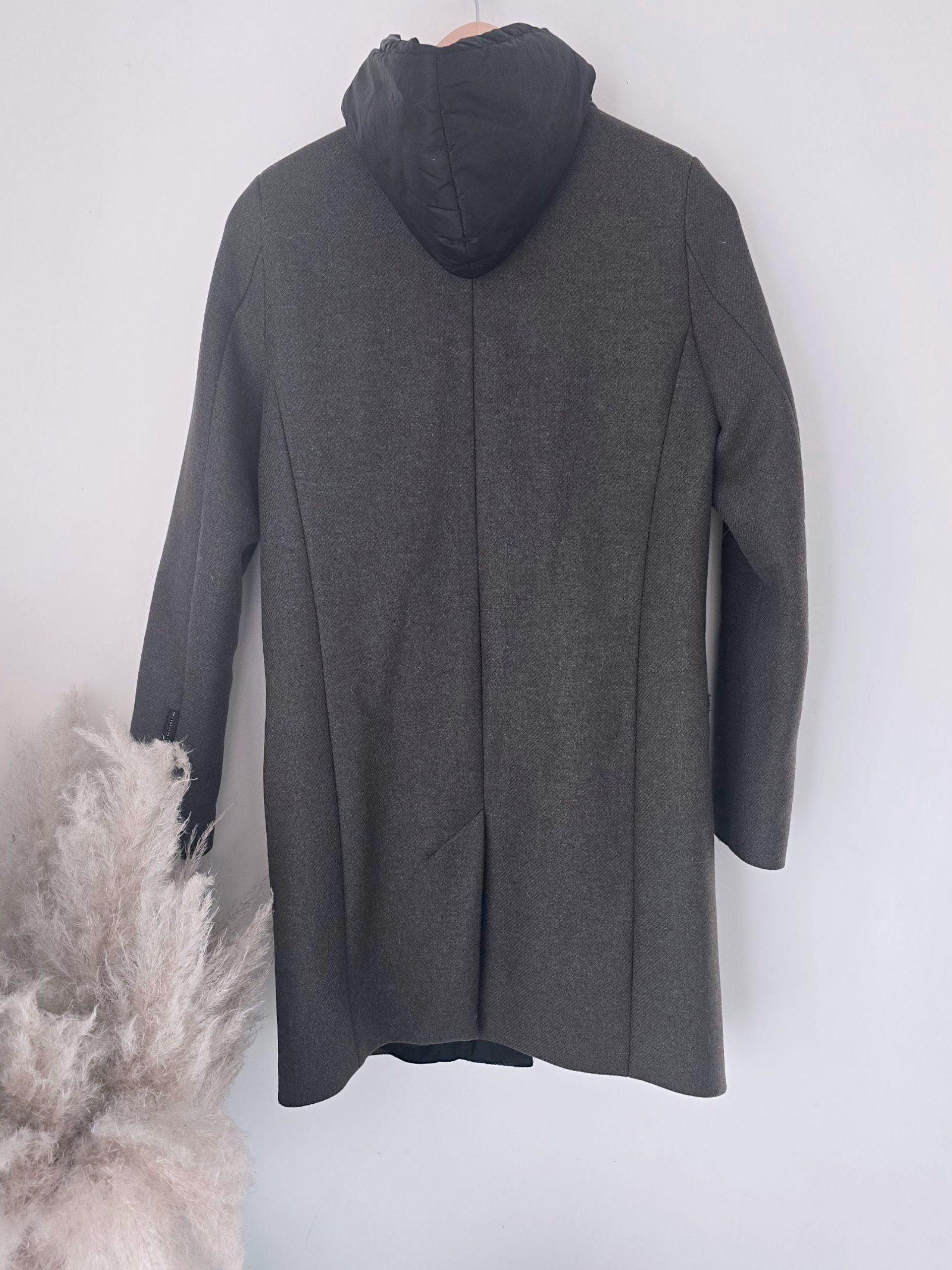 Manteau kaki en laine