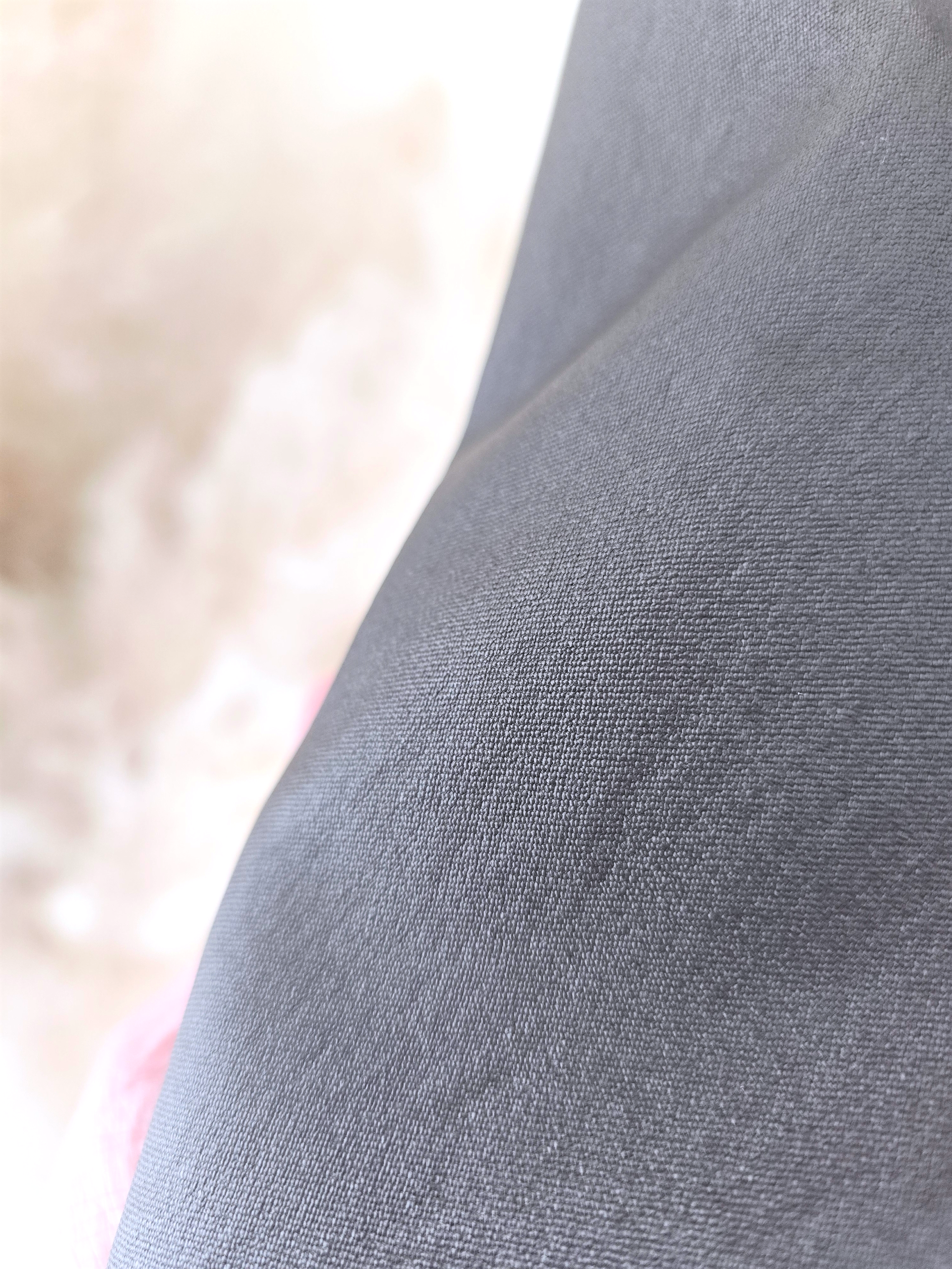 Pantalon slim huilé marron