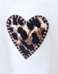 Pull chaud amour léopard