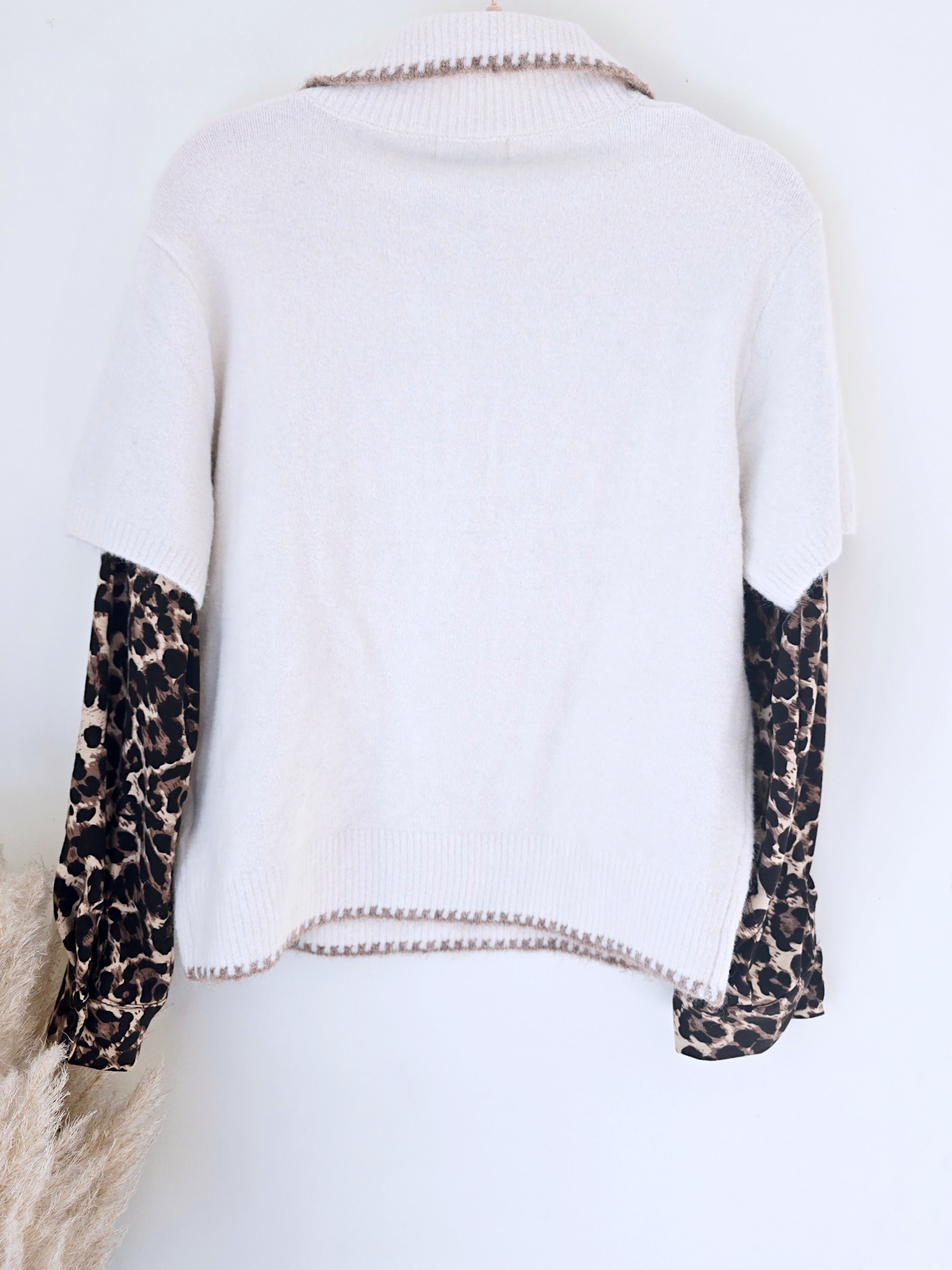 Pull chaud amour léopard