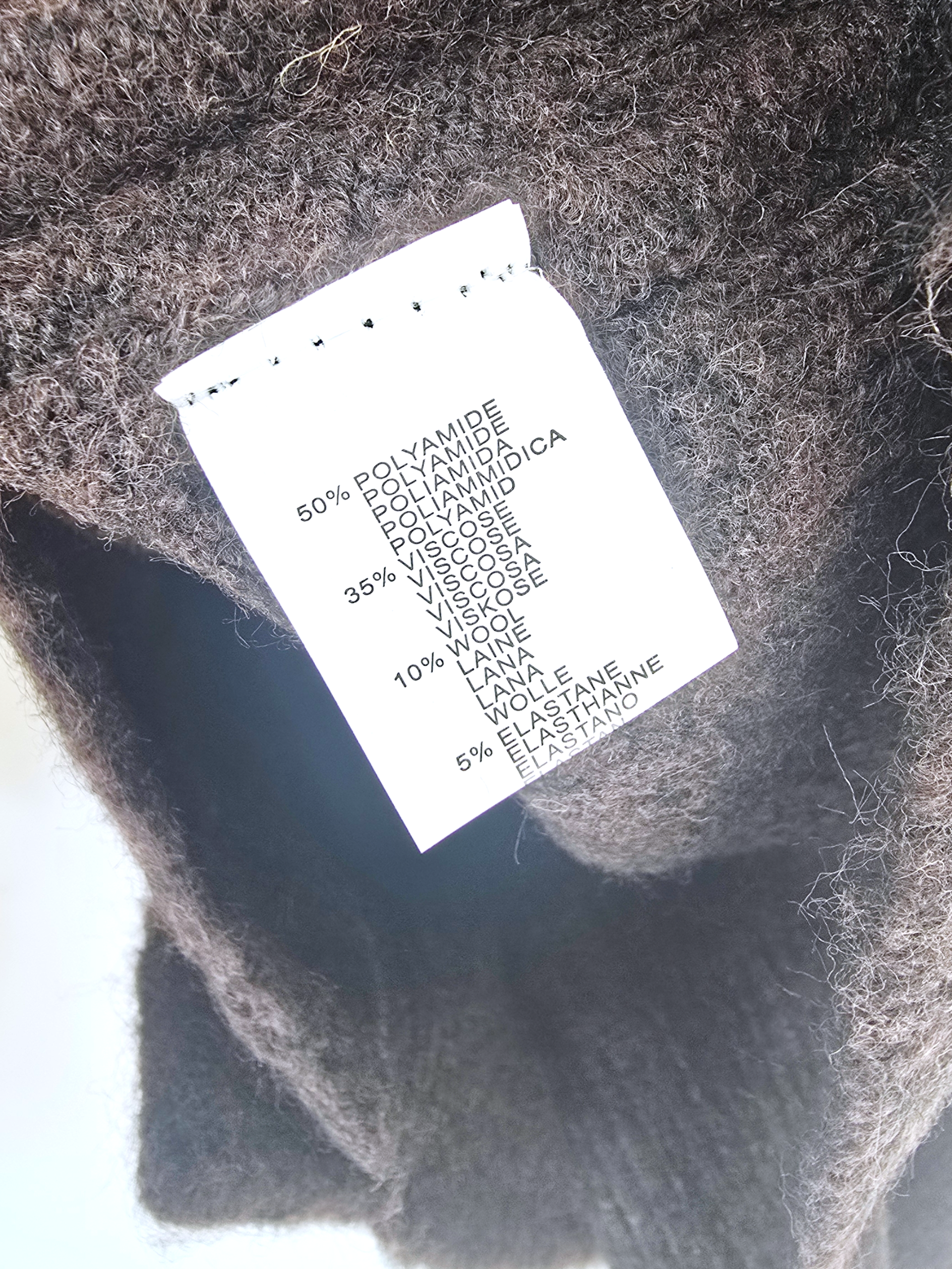 Cardigan love marron