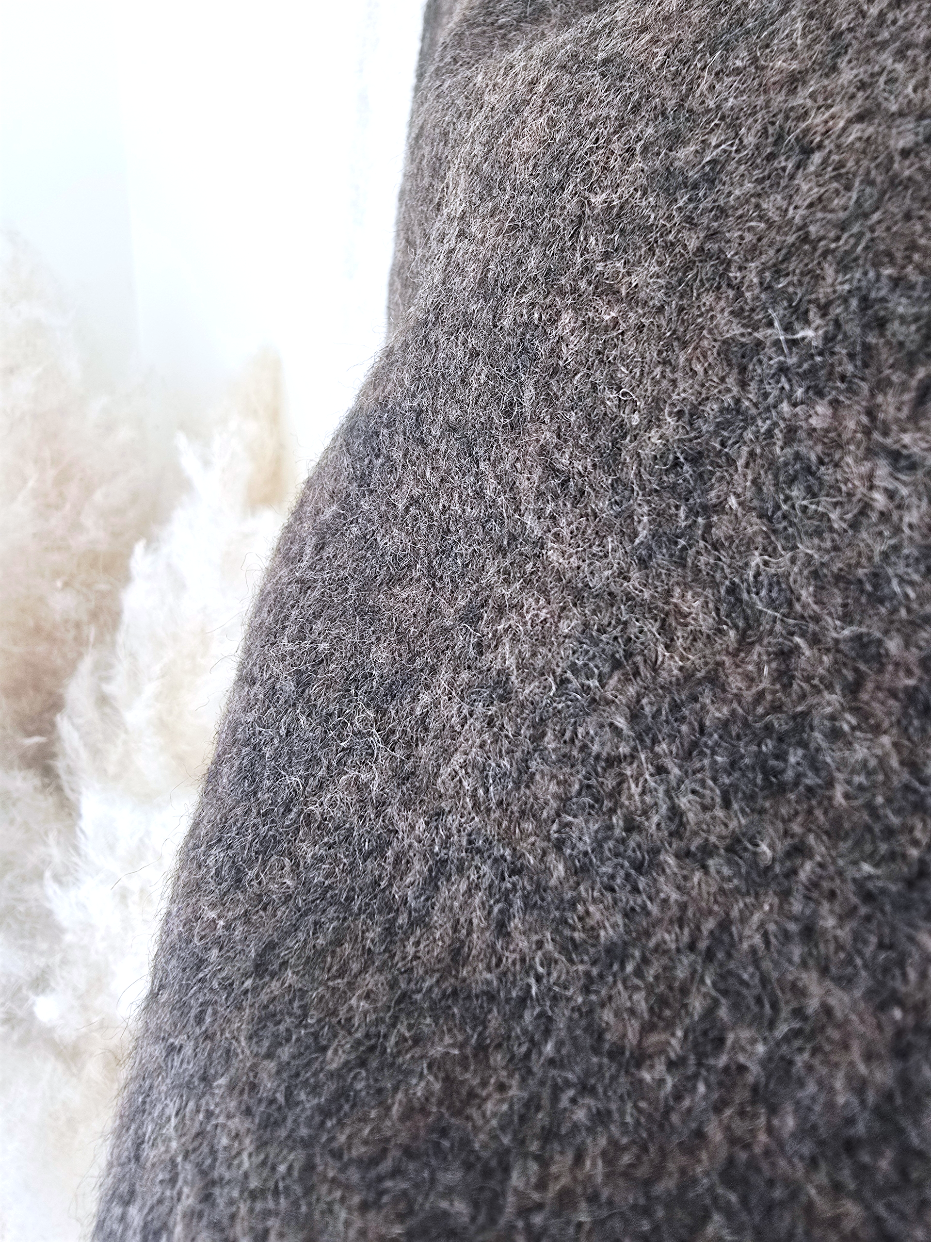 Cardigan love marron